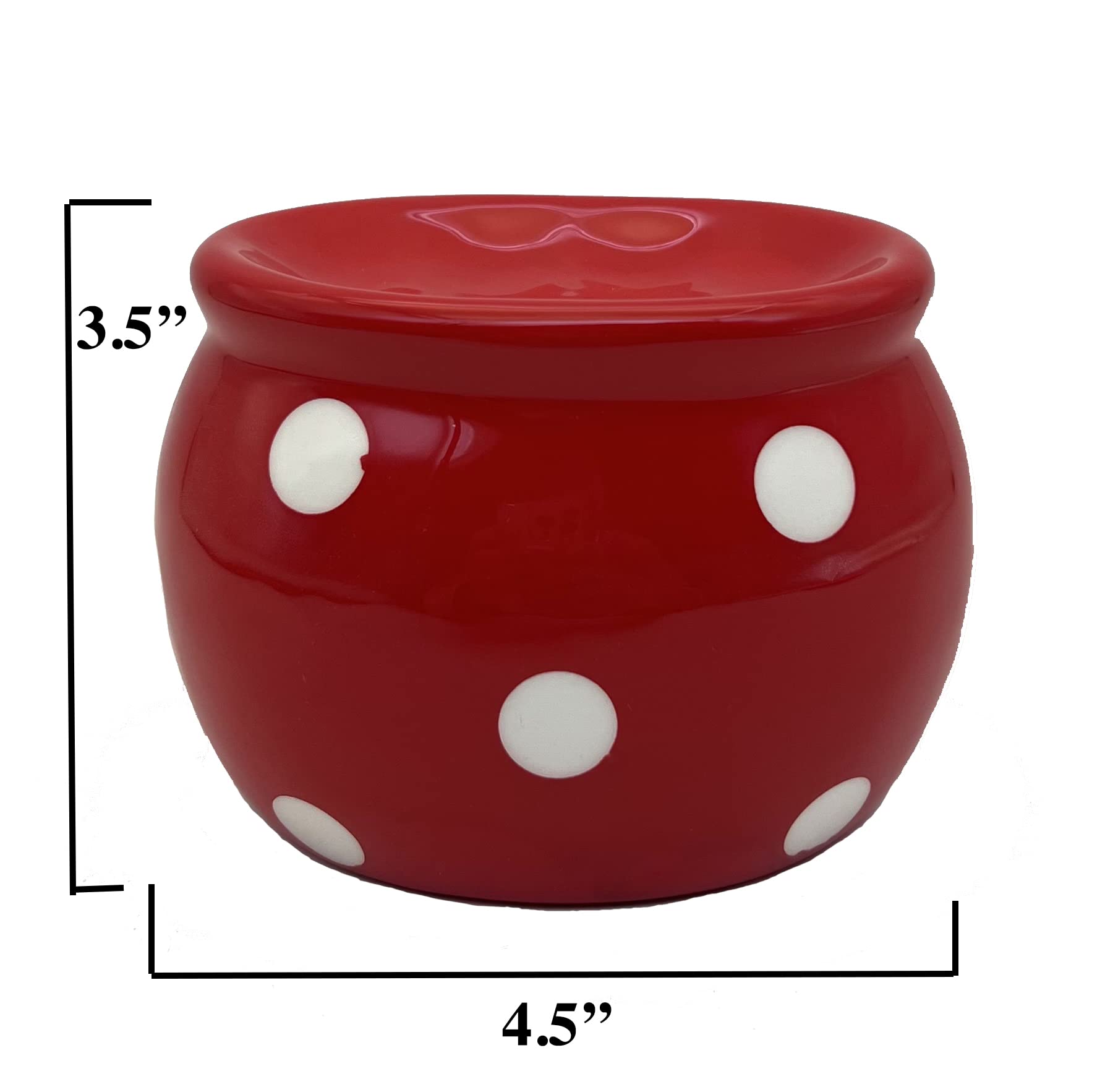 ACK Ceramic Hand Painted Soap/Sponge Holder for Kitchen Sink, Kitchen Décor, Scouring Pad