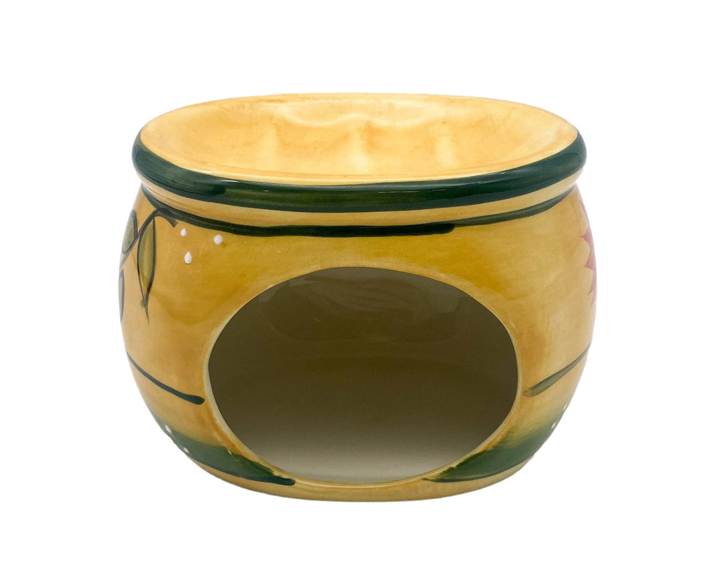 ACK Ceramic Hand Painted Soap/Sponge Holder for Kitchen Sink, Kitchen Décor, Scouring Pad