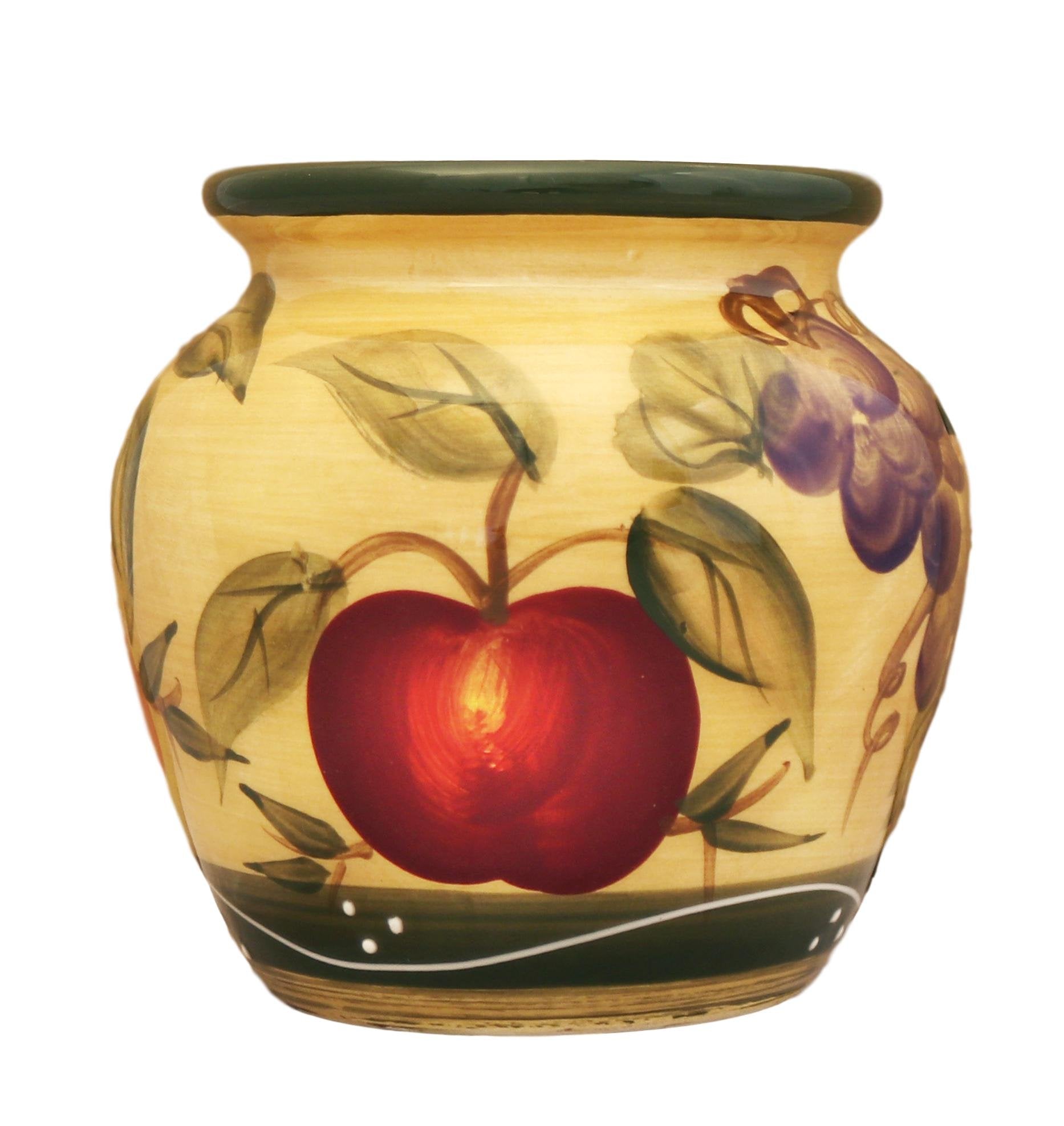 ACK Ceramic Hand Painted Tart Burner, Wax Melter, Wax Melt Warmer, Candle Wax Burner