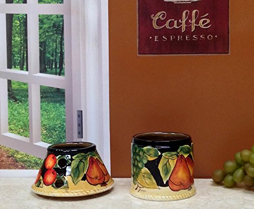 Casa Cortes Barcelona Collection Hand-Painted (#60 Candle JAR Holder)