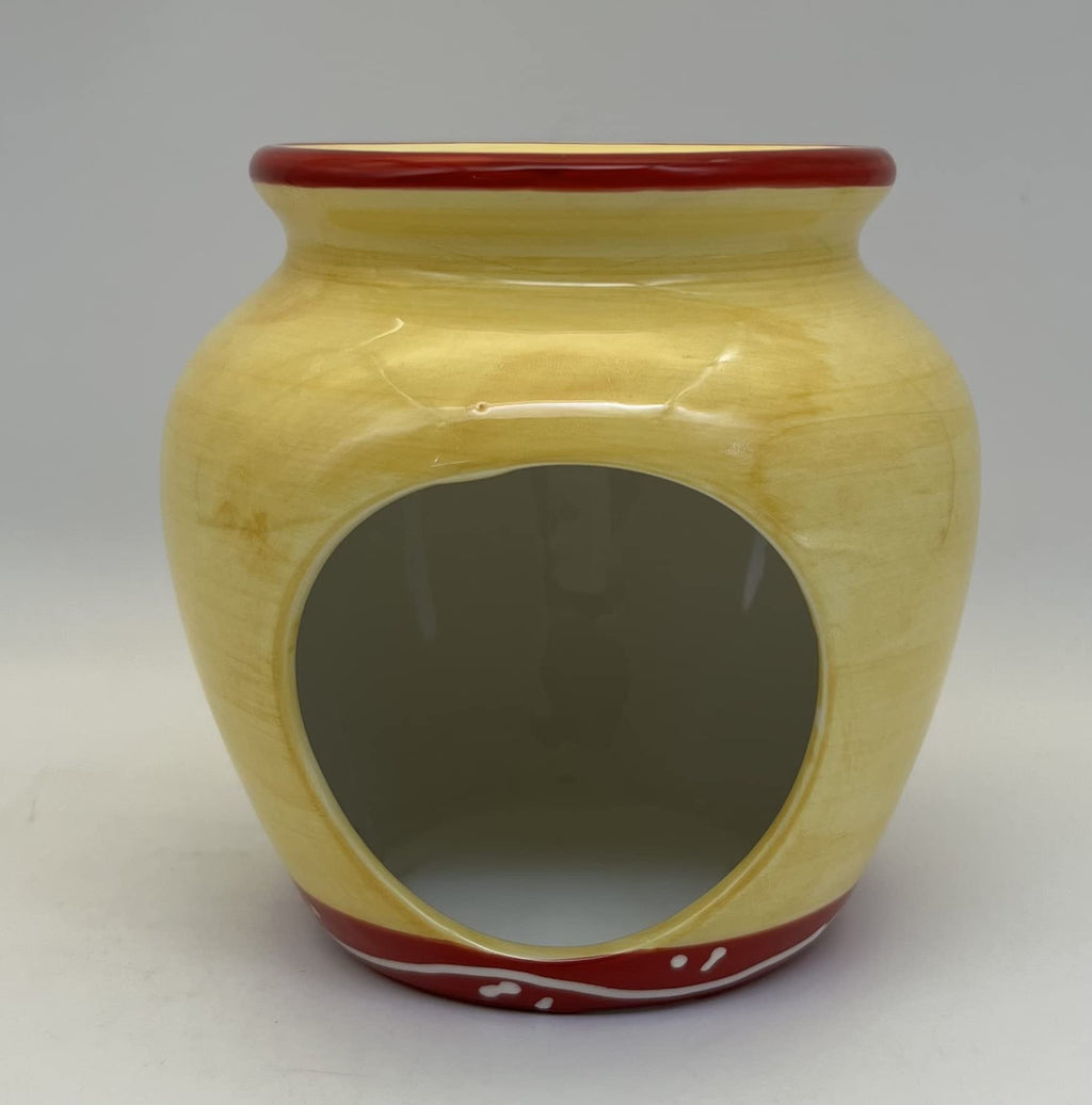 ACK Ceramic Hand Painted Tart Burner, Wax Melter, Wax Melt Warmer, Candle Wax Burner