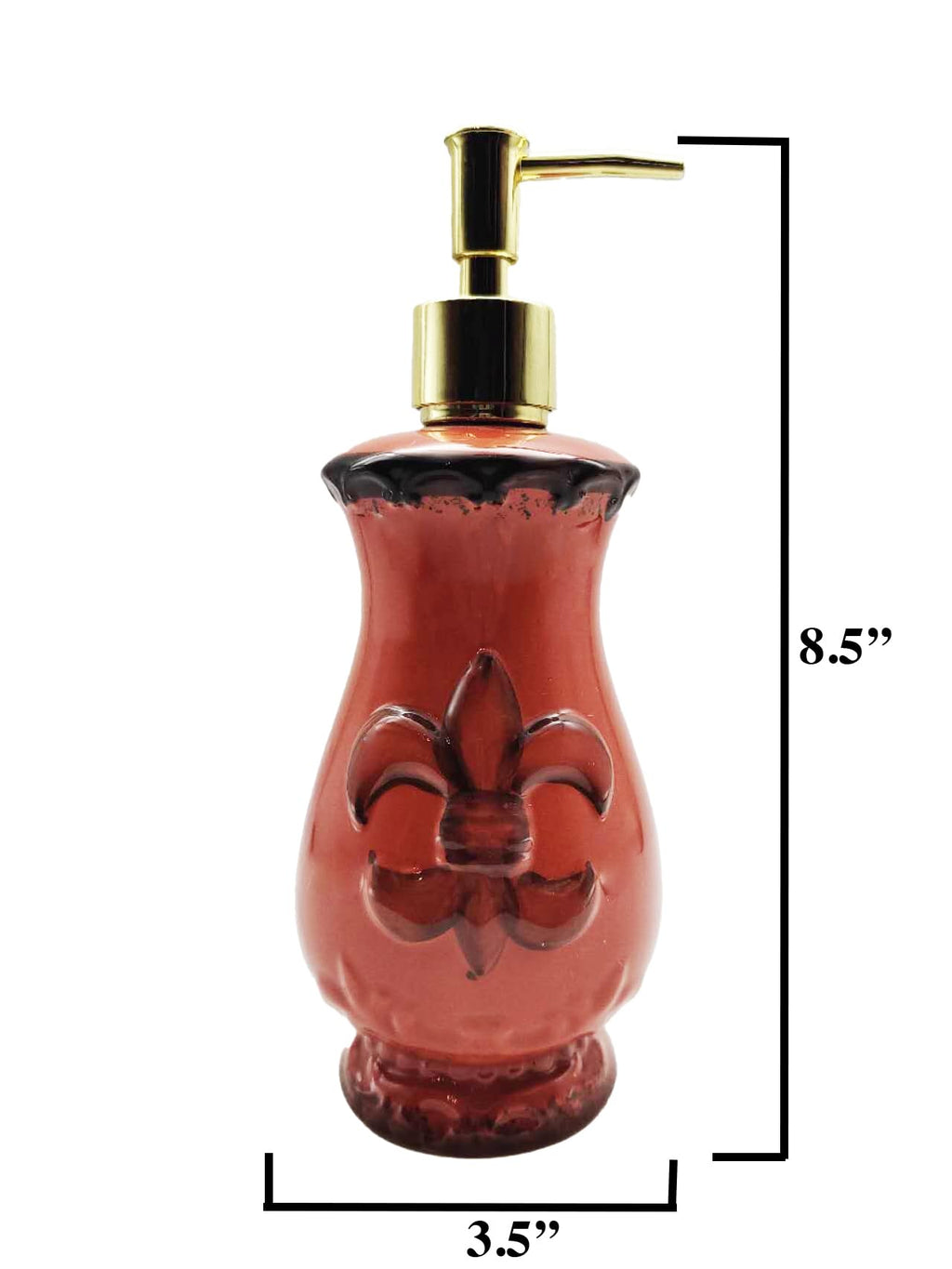 ACK Ceramic Soap Dispenser, Lotion Dispenser, Lotion Jar, Kitchen Décor, Bathroom Décor