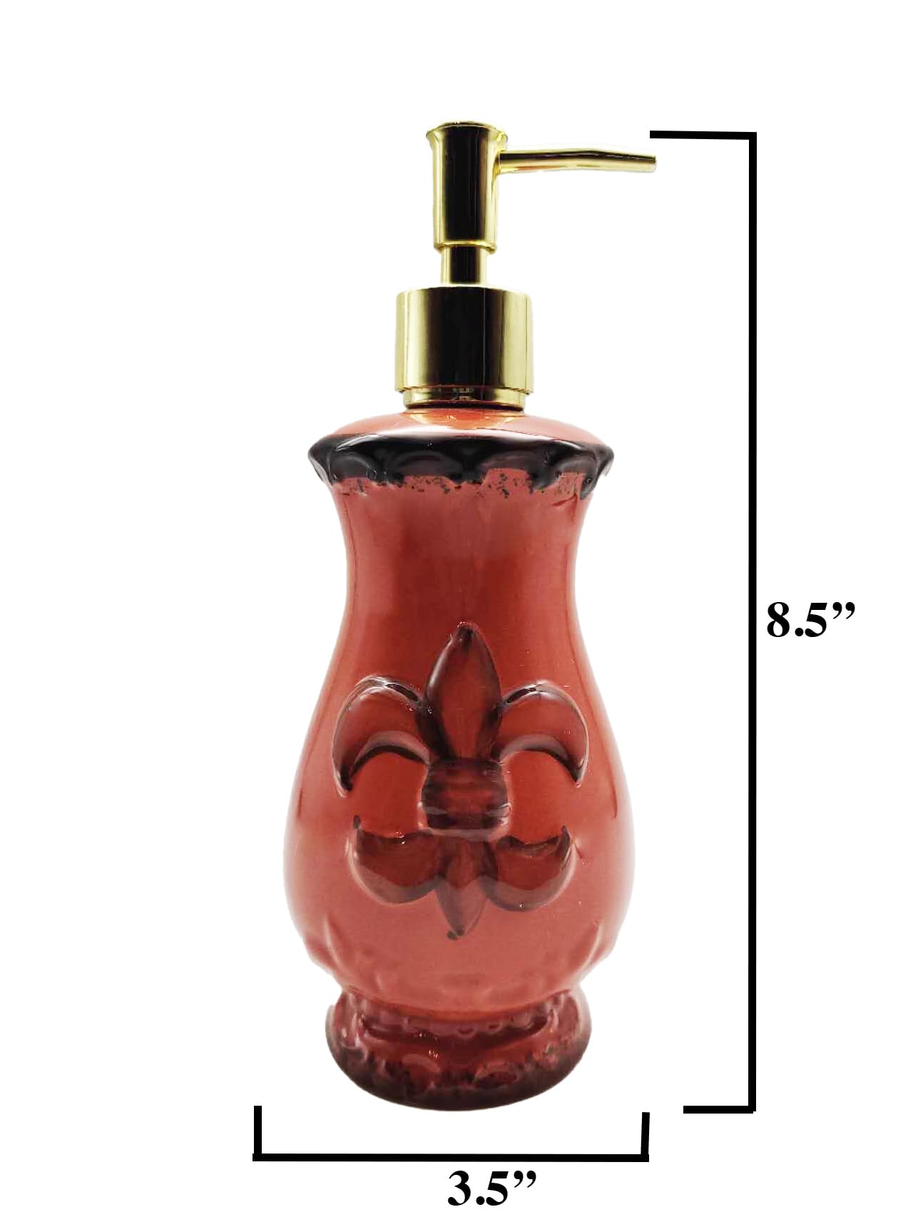 ACK Ceramic Soap Dispenser, Lotion Dispenser, Lotion Jar, Kitchen Décor, Bathroom Décor