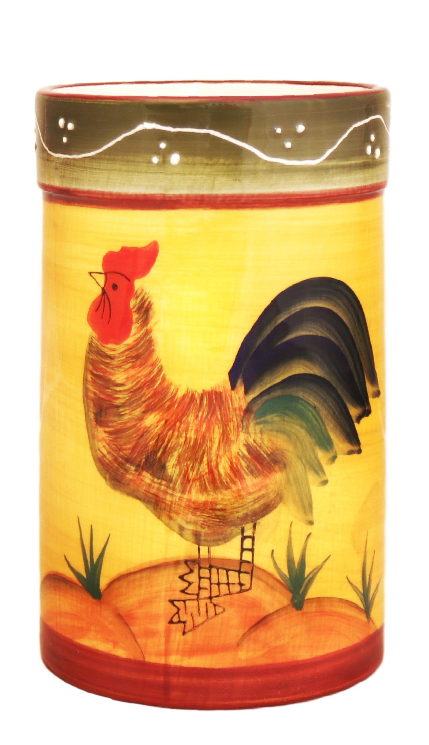 ACK 3D Sunflower Utensil Holder, Utensil Crock, Modern Kitchen Decor, Kitchen Storage
