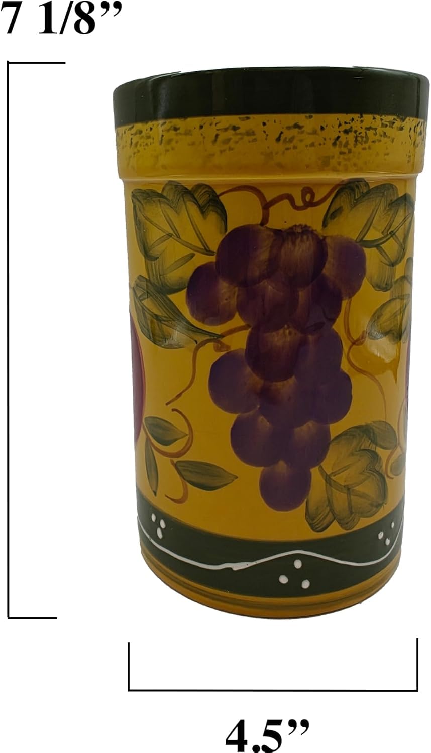 ACK 3D Sunflower Utensil Holder, Utensil Crock, Modern Kitchen Decor, Kitchen Storage