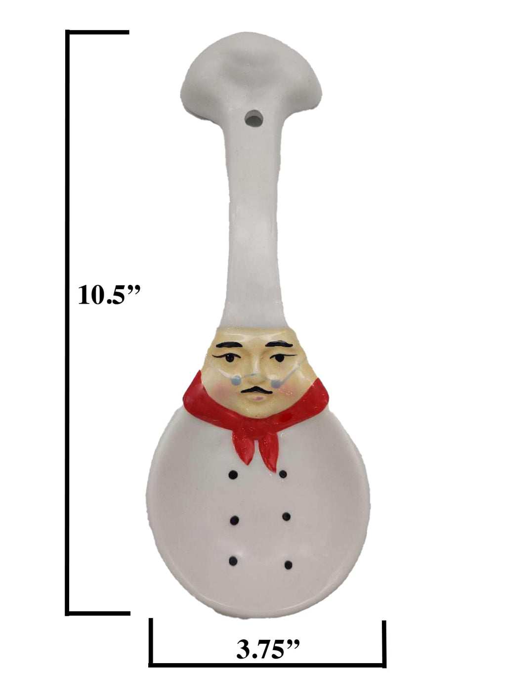 ACK Ceramic Spoon Rest, Cooking Spoon Holder for Kitchen Counter, Utensil Rest for Spoon, Ladle, Spatula, Kitchen Decor