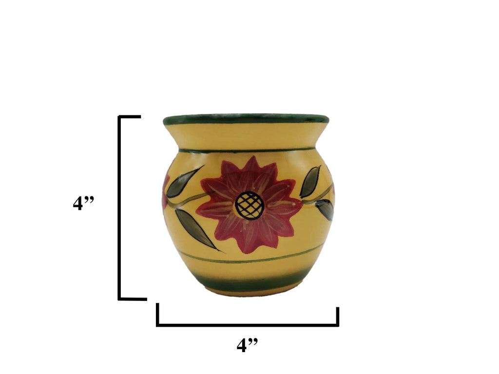 ACK Ceramic Hand Painted Tart Burner, Wax Melter, Wax Melt Warmer, Candle Wax Burner