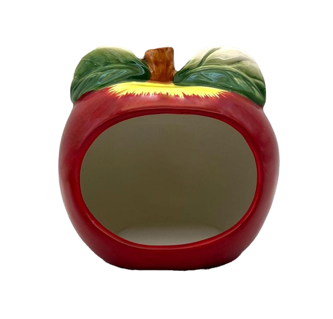 ACK Ceramic Hand Painted Soap/Sponge Holder for Kitchen Sink, Kitchen Décor, Scouring Pad
