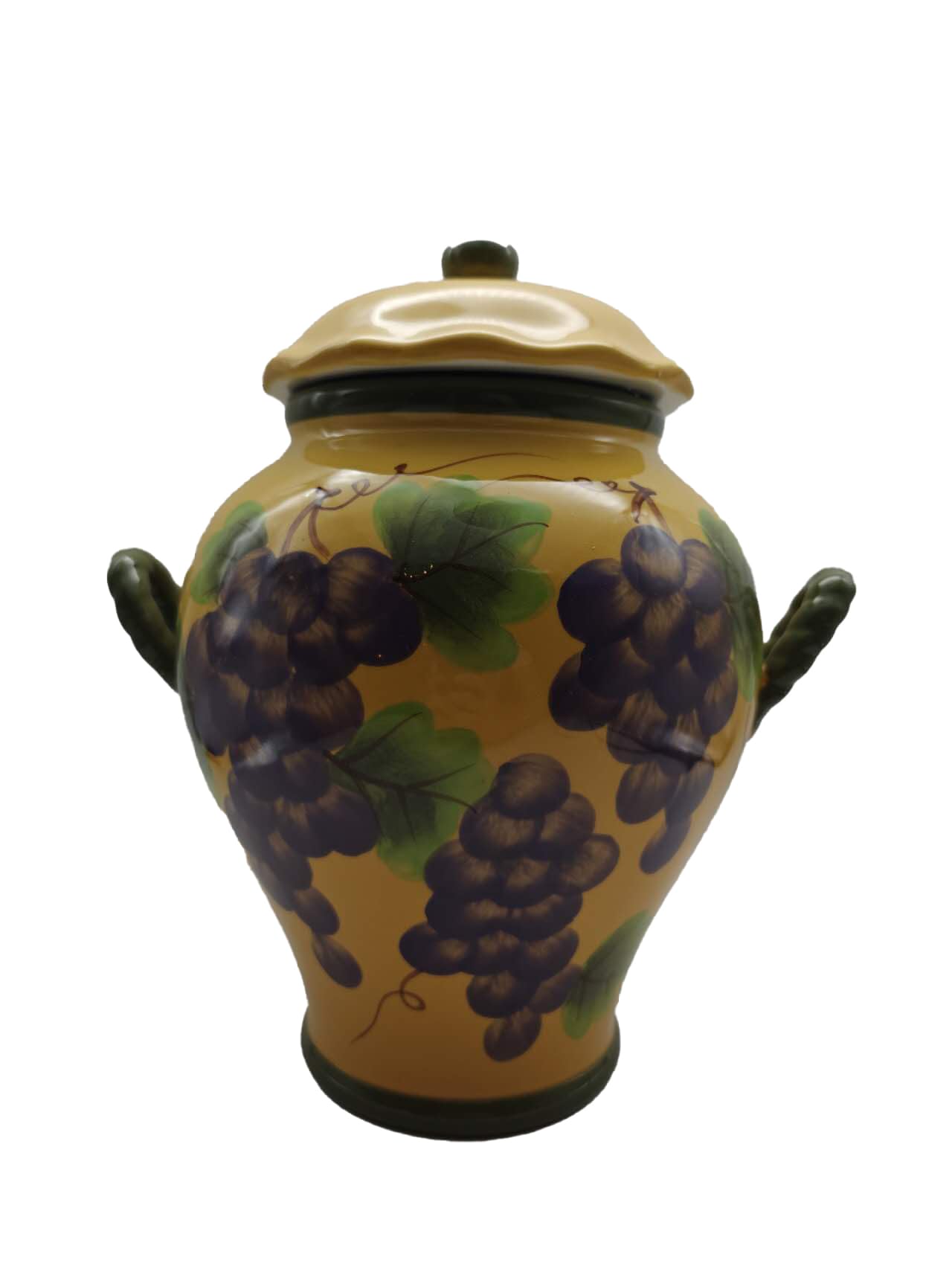 ACK Ceramic Cookie Jar with Lid, Food Storage Jar, Kitchen Décor, Snack Storage Container for Cookie, Candy