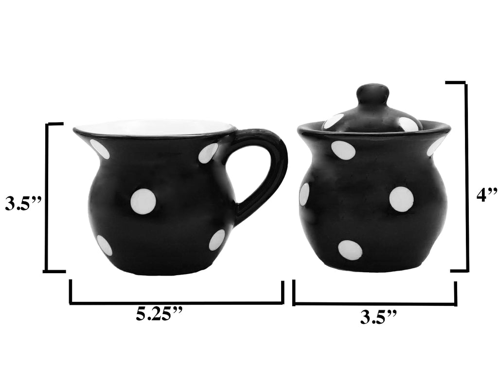 ACK Ceramic Cream and Sugar Set