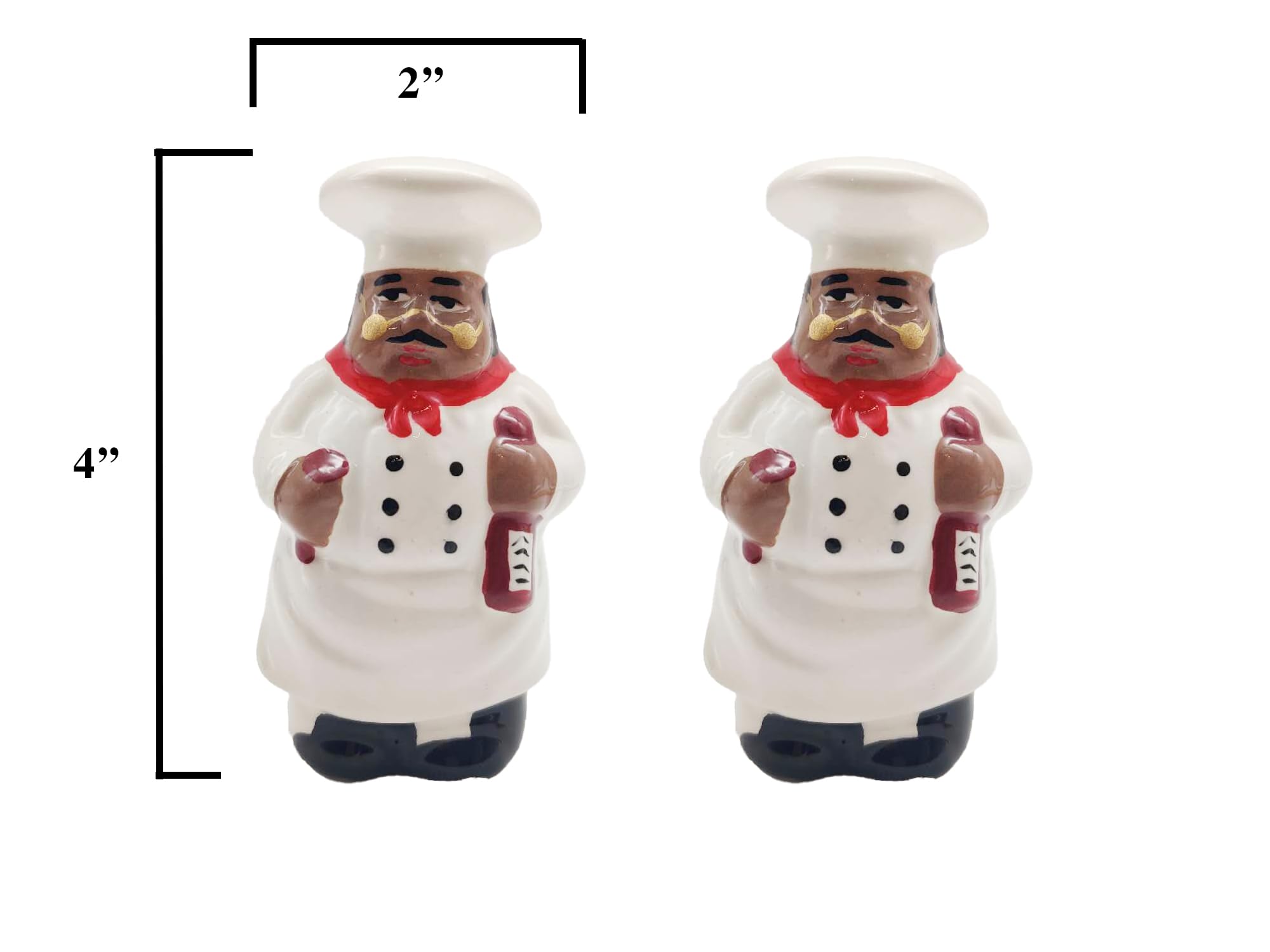 ACK Salt and Pepper Shaker, Kitchen Décor with Napkin holder