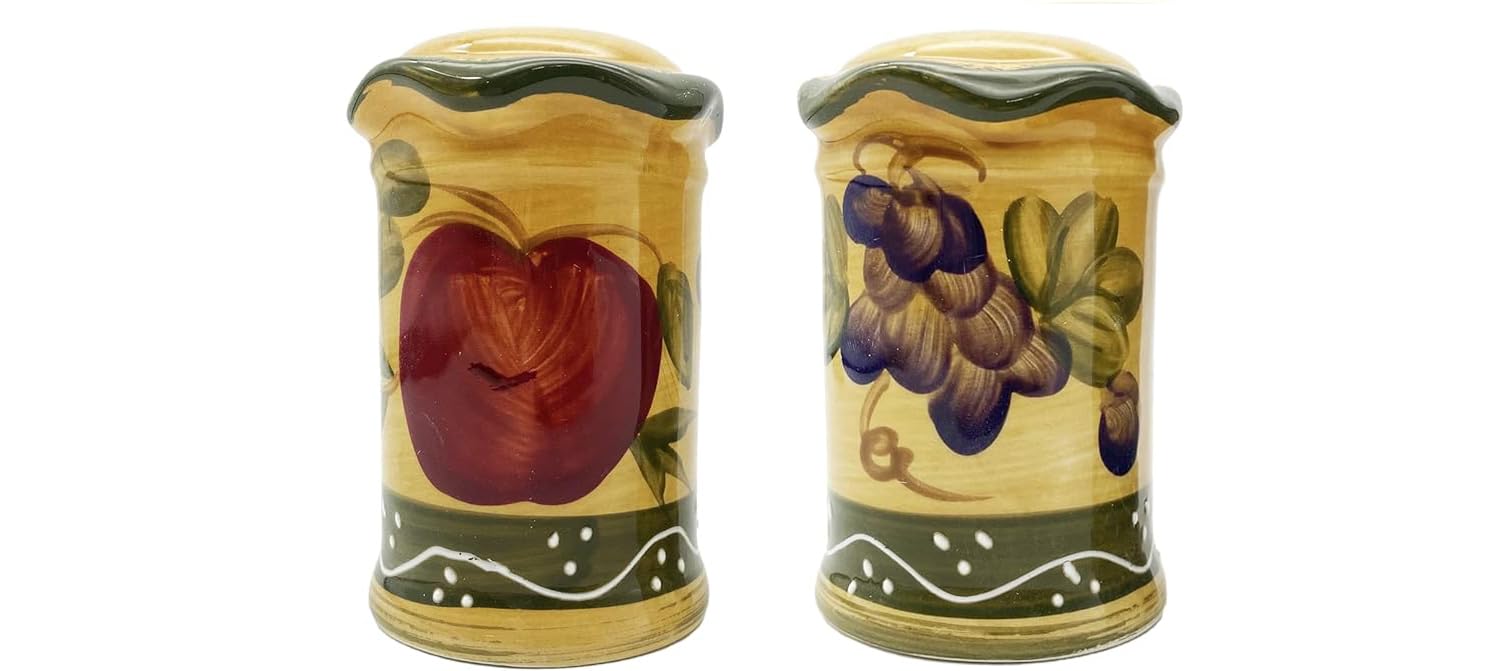 ACK Salt and Pepper Shaker, Kitchen Décor with Napkin holder