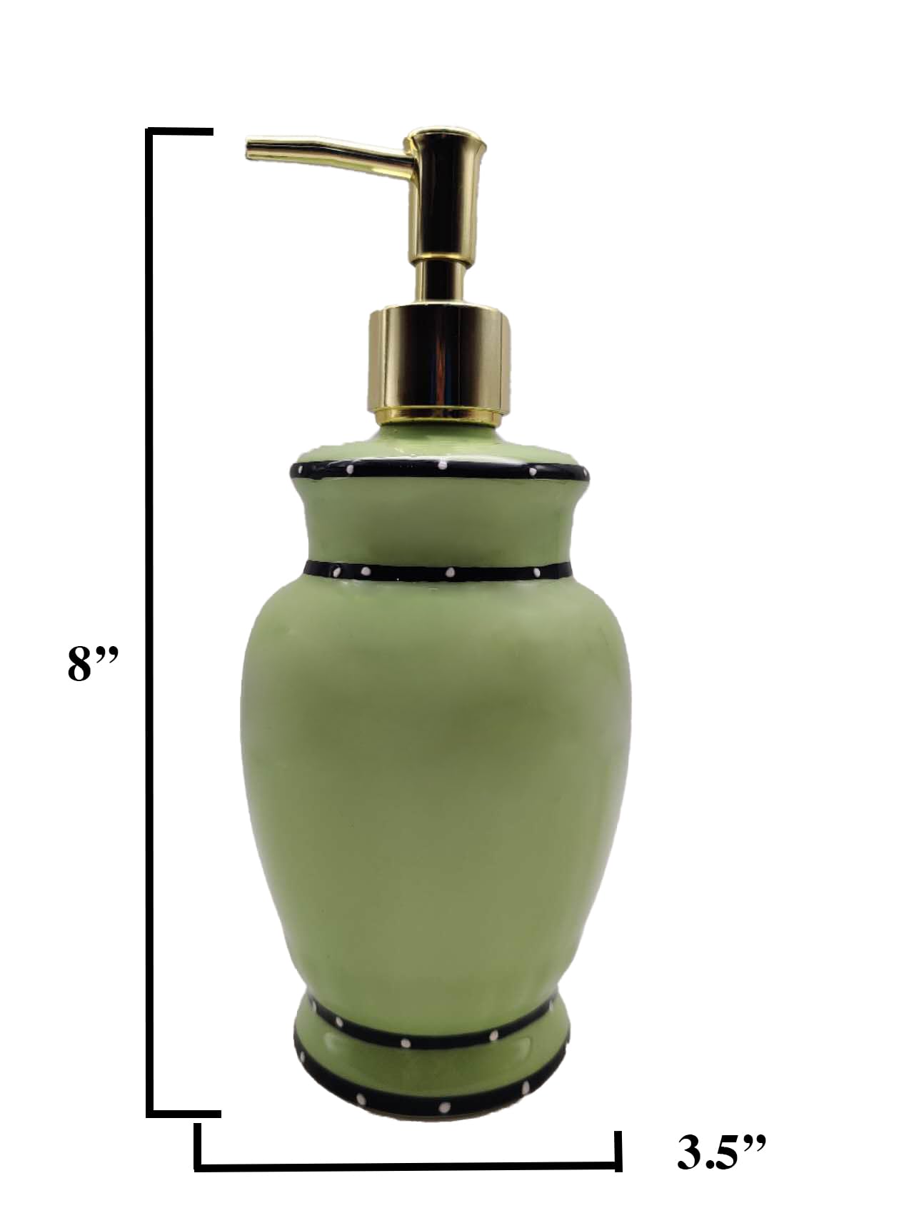 ACK Ceramic Soap Dispenser, Lotion Dispenser, Lotion Jar, Kitchen Décor, Bathroom Décor