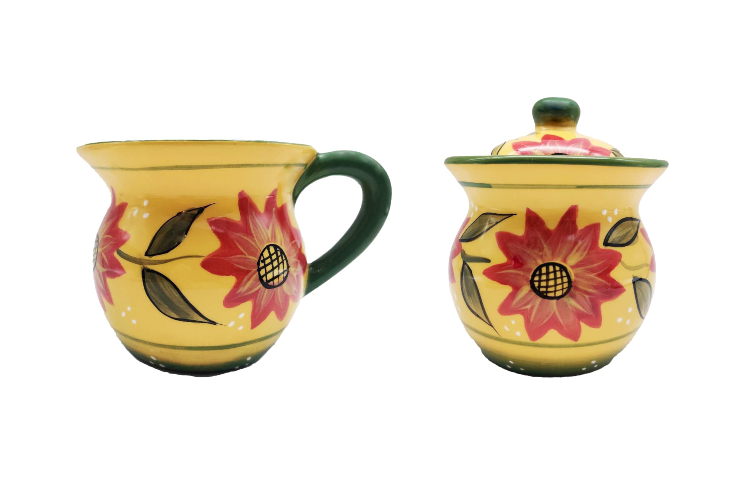 ACK Ceramic Cream and Sugar Set