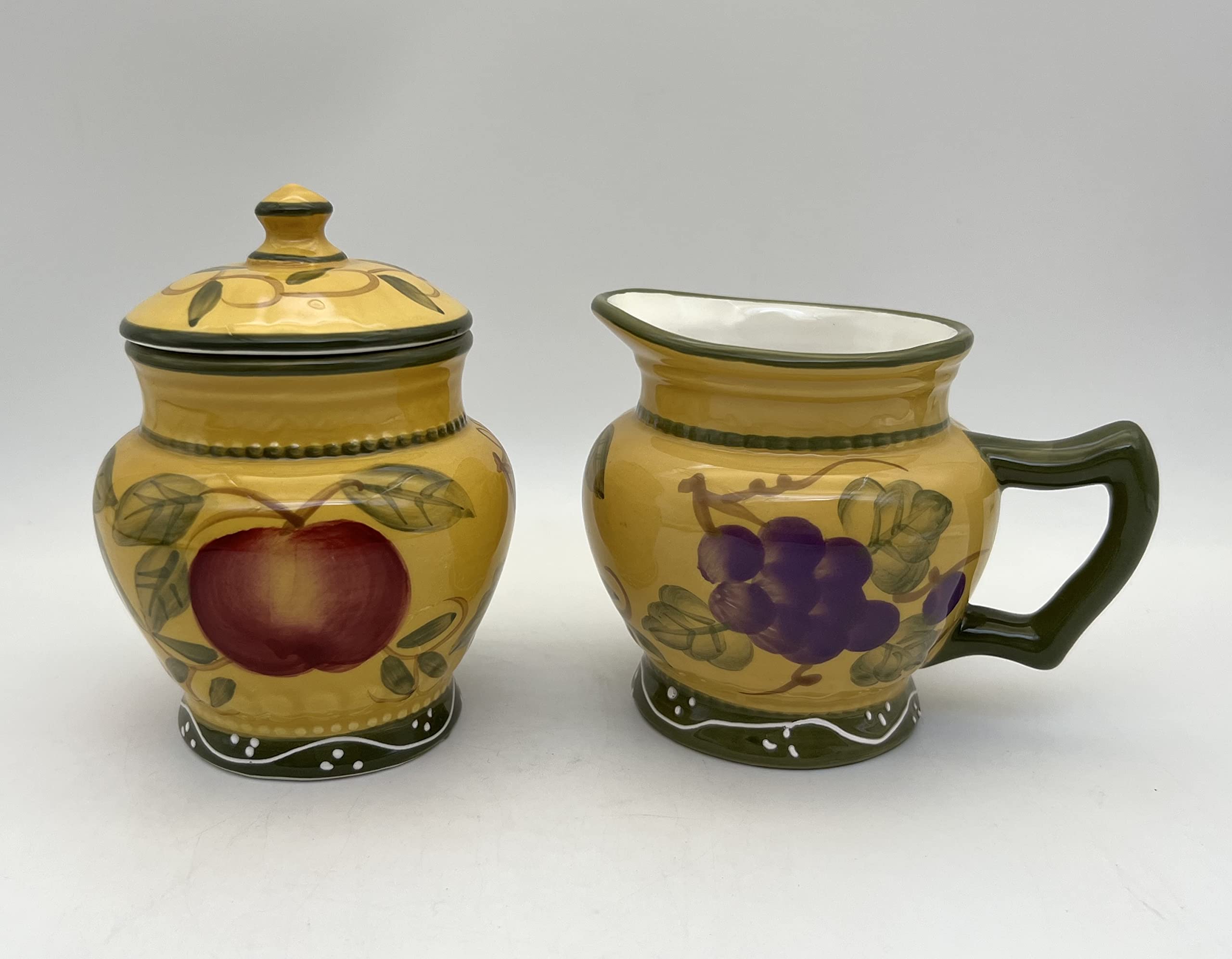 ACK Ceramic Cream and Sugar Set