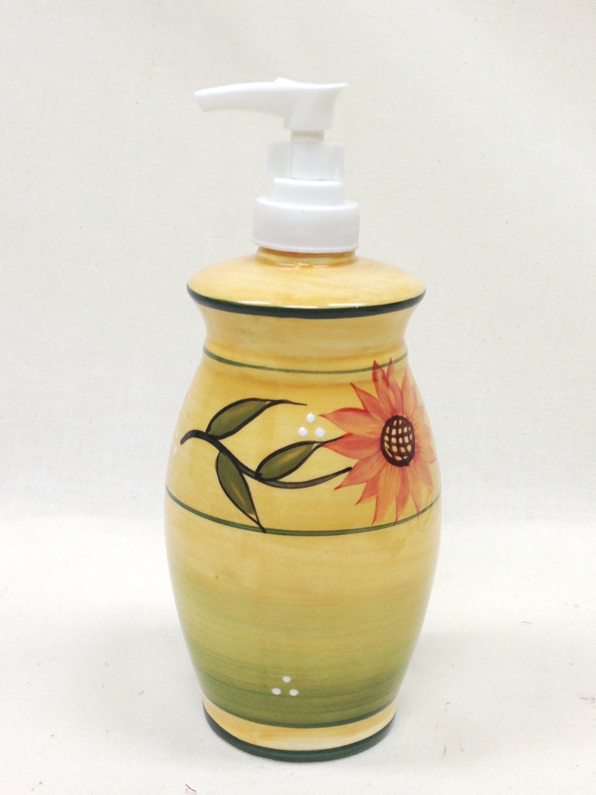Country Sunflower Collection, Ceramic Kitchen Lotion Jar, 82988ack, by ACK