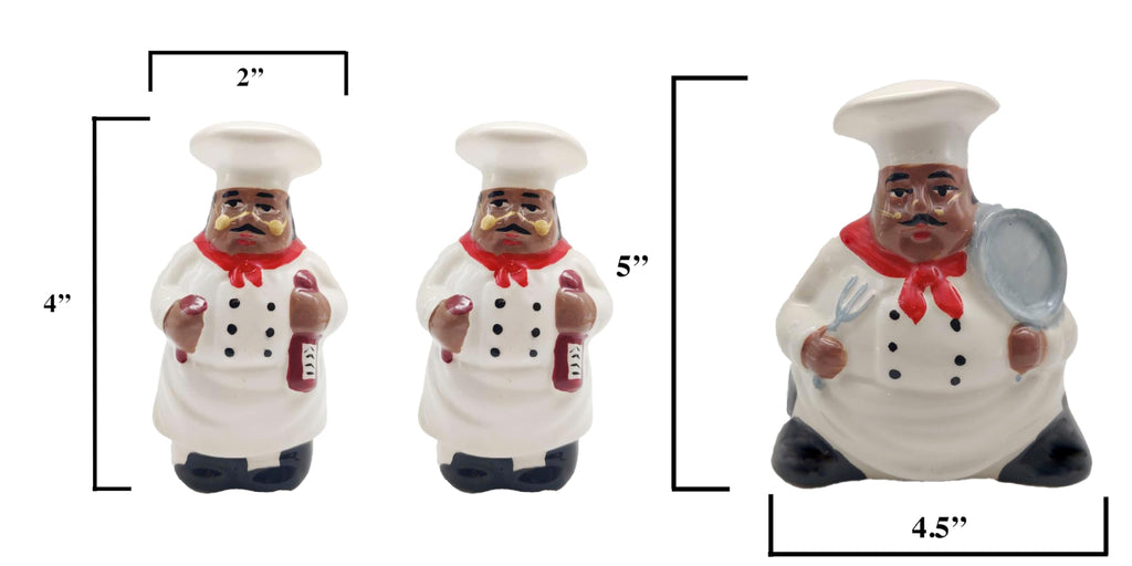 ACK Salt and Pepper Shaker, Kitchen Décor with Napkin holder