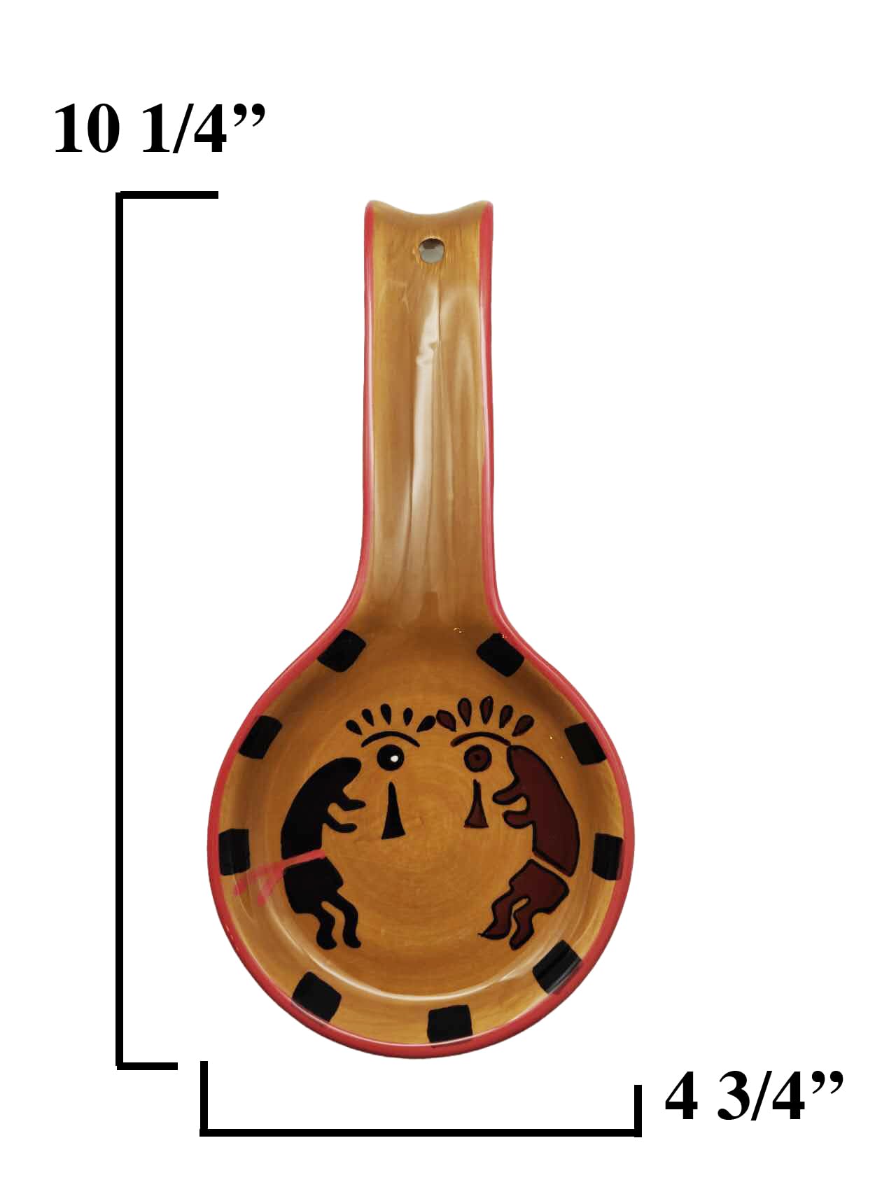 ACK Ceramic Spoon Rest, Cooking Spoon Holder for Kitchen Counter, Utensil Rest for Spoon, Ladle, Spatula, Kitchen Decor