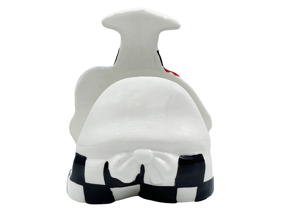 ACK Ceramic Hand Painted Napkin Holder for Kitchen, Resturant, Kitchen Décor
