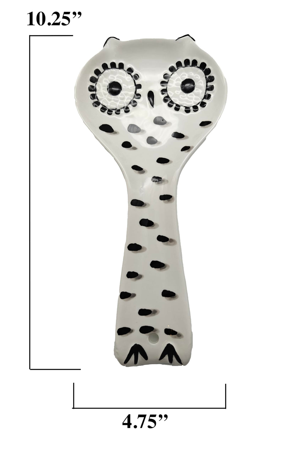 ACK Ceramic Spoon Rest, Cooking Spoon Holder for Kitchen Counter, Utensil Rest for Spoon, Ladle, Spatula, Kitchen Decor