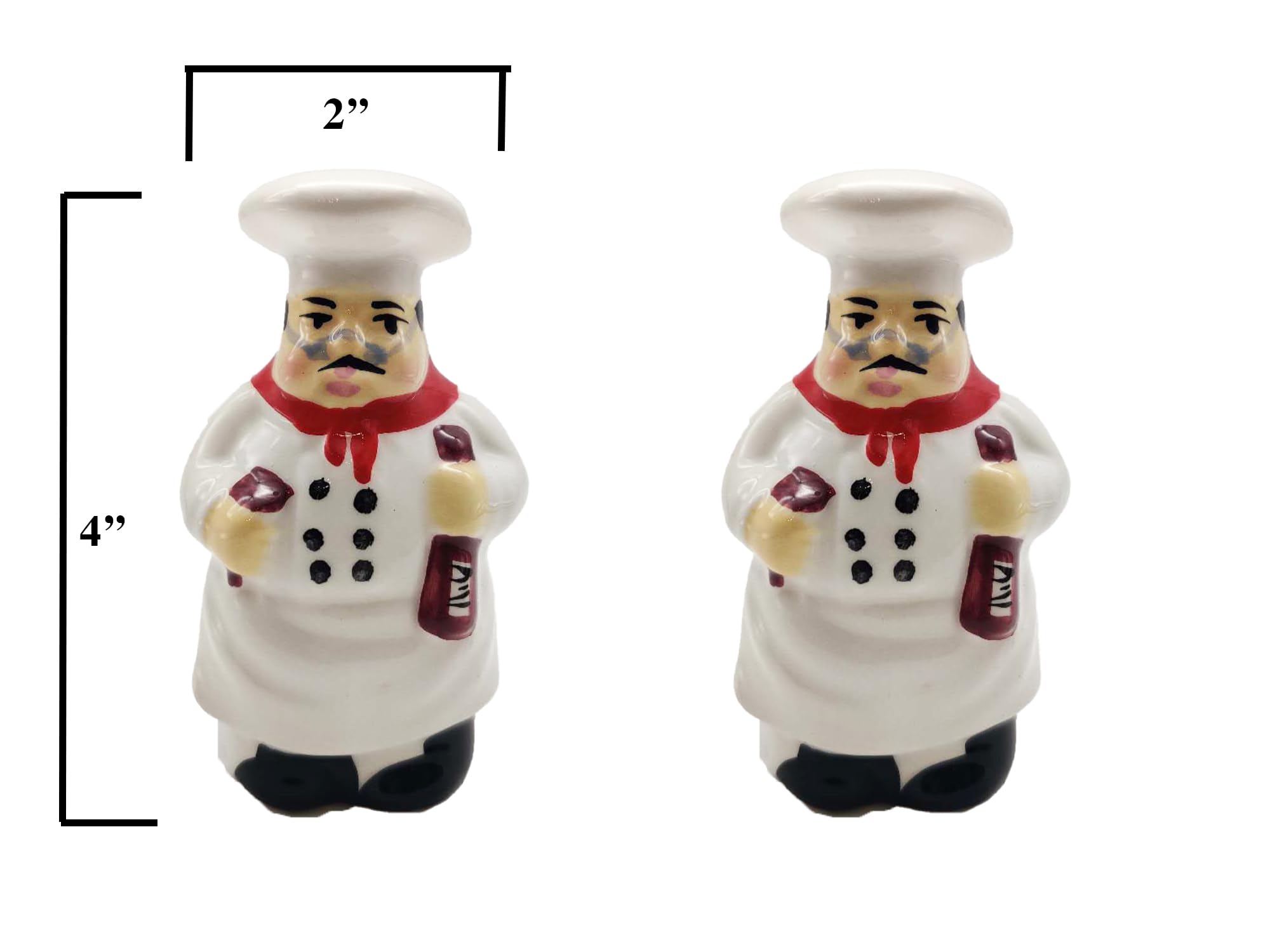 ACK Salt and Pepper Shaker, Kitchen Décor with Napkin holder