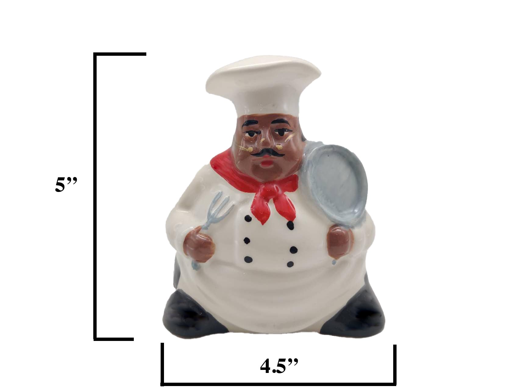 ACK Ceramic Hand Painted Napkin Holder for Kitchen, Resturant, Kitchen Décor