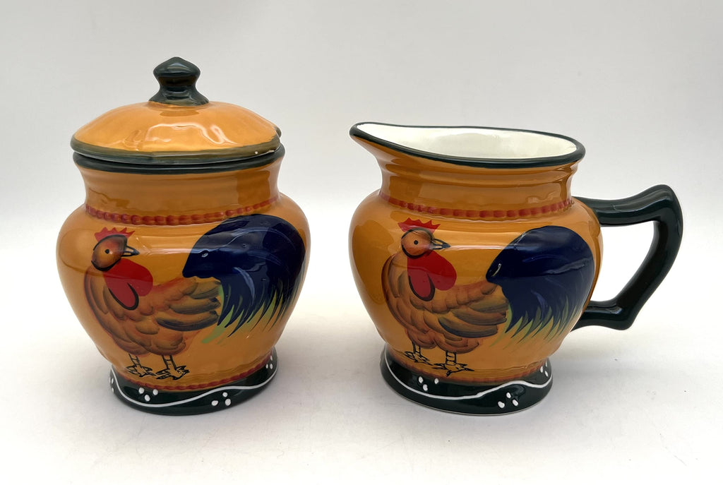 ACK Ceramic Cream and Sugar Set