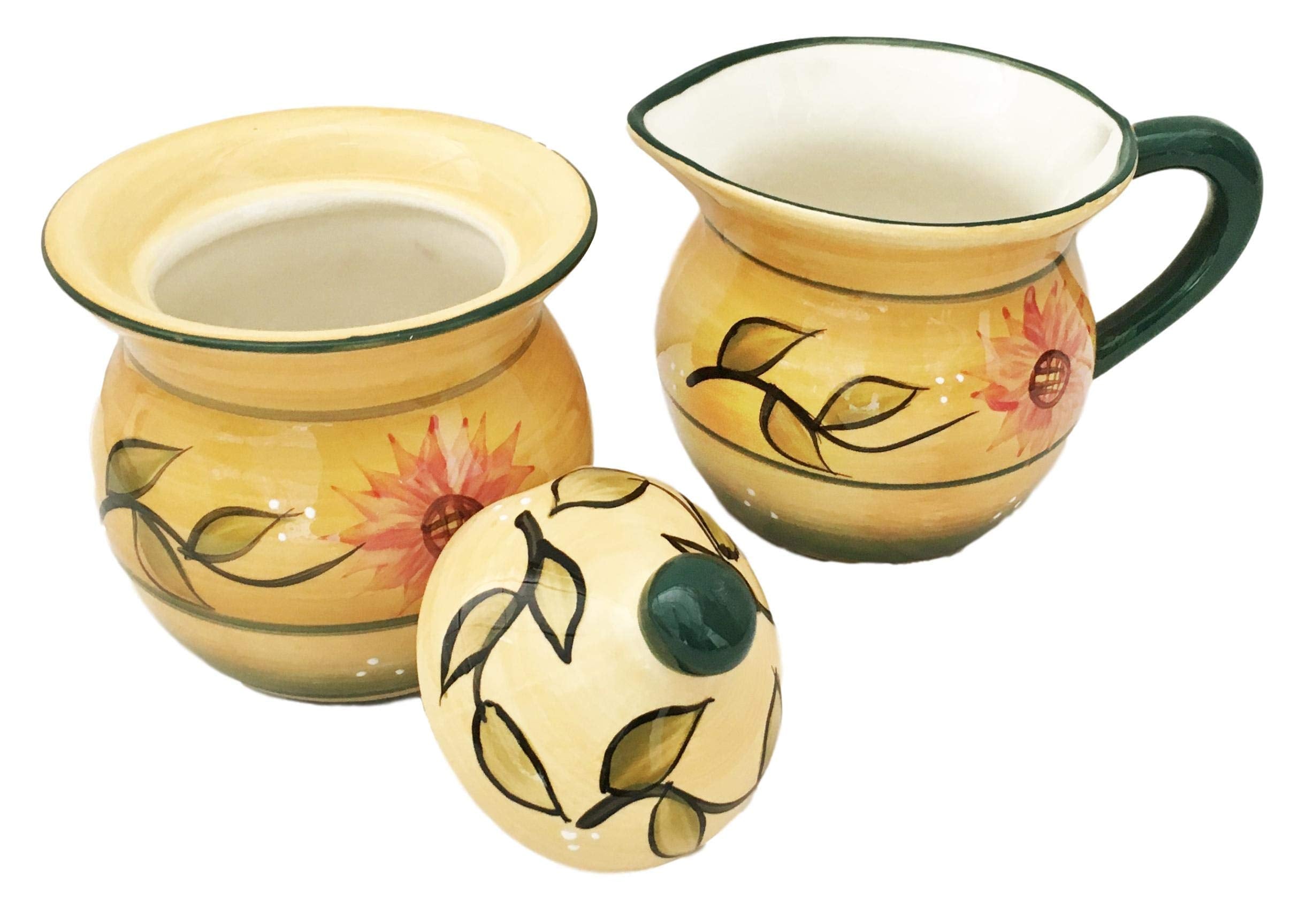 ACK Ceramic Cream and Sugar Set