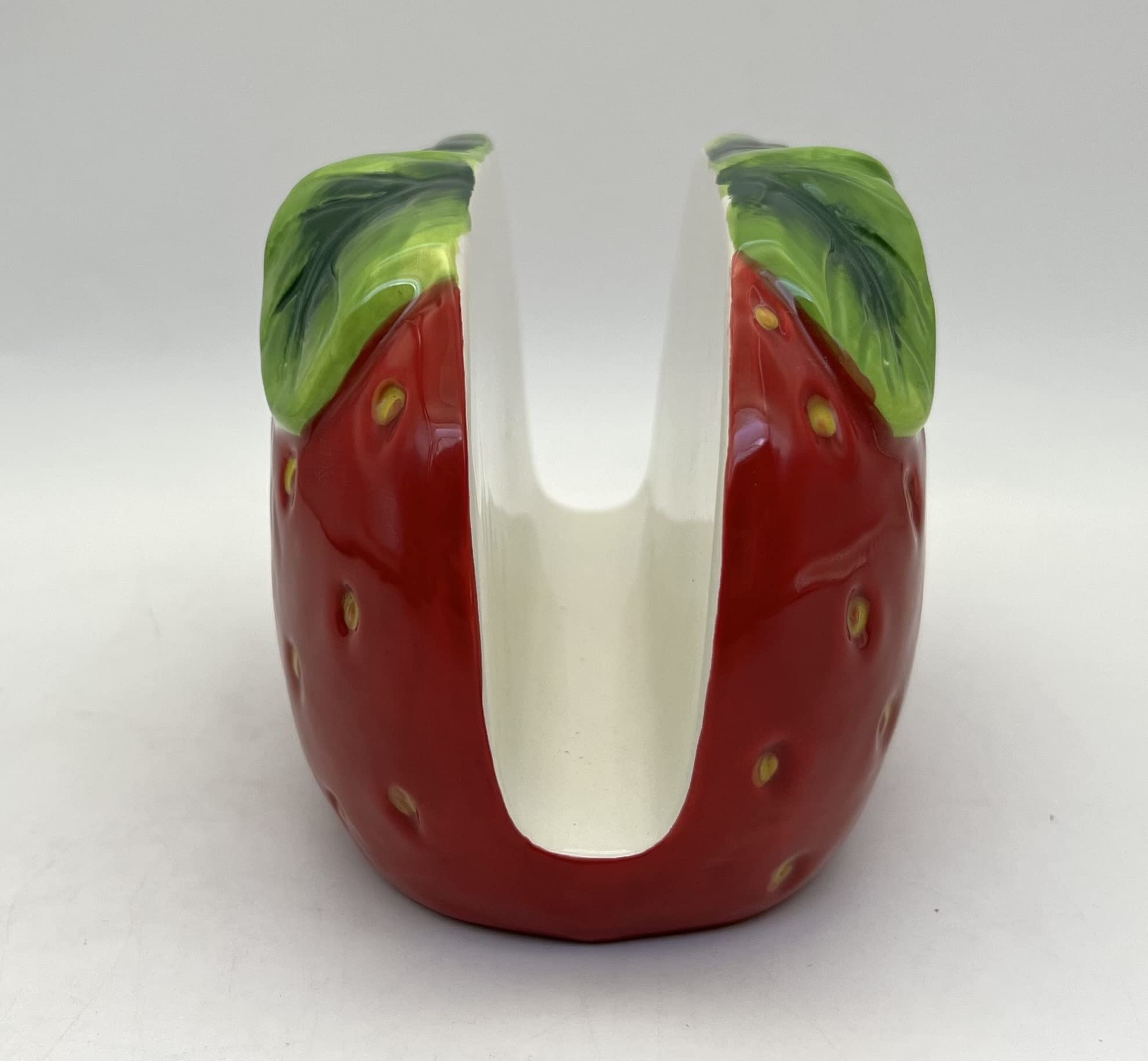 ACK Ceramic Hand Painted Napkin Holder for Kitchen, Resturant, Kitchen Décor