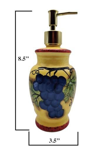 ACK Ceramic Soap Dispenser, Lotion Dispenser, Lotion Jar, Kitchen Décor, Bathroom Décor
