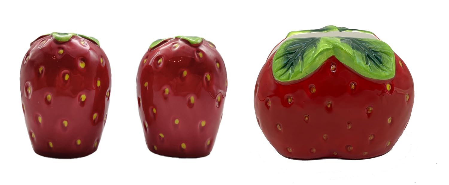 ACK Salt and Pepper Shaker, Kitchen Décor with Napkin holder