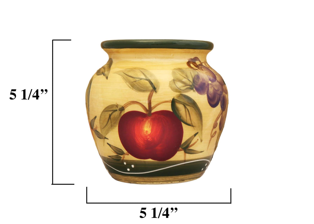 ACK Ceramic Hand Painted Tart Burner, Wax Melter, Wax Melt Warmer, Candle Wax Burner