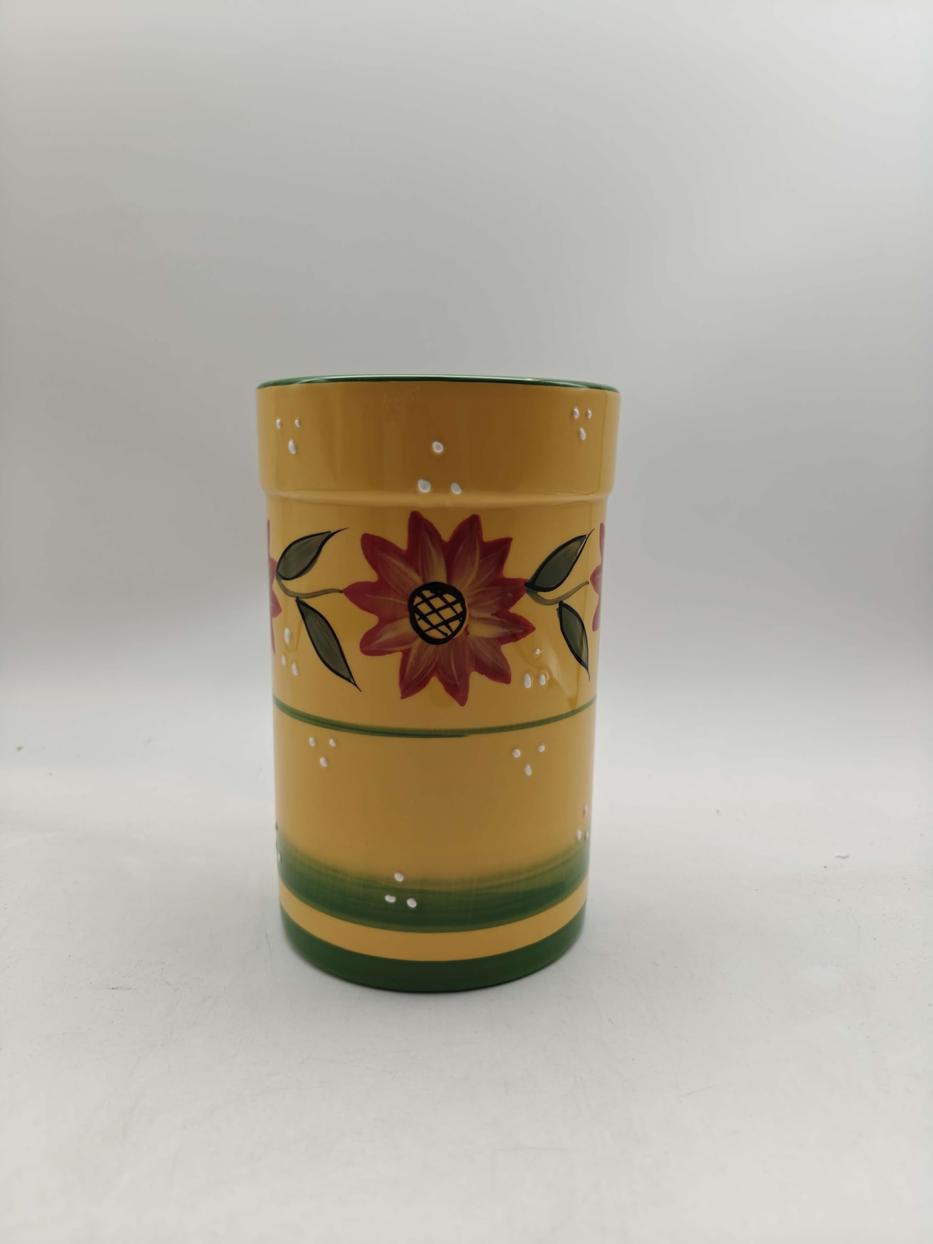ACK 3D Sunflower Utensil Holder, Utensil Crock, Modern Kitchen Decor, Kitchen Storage