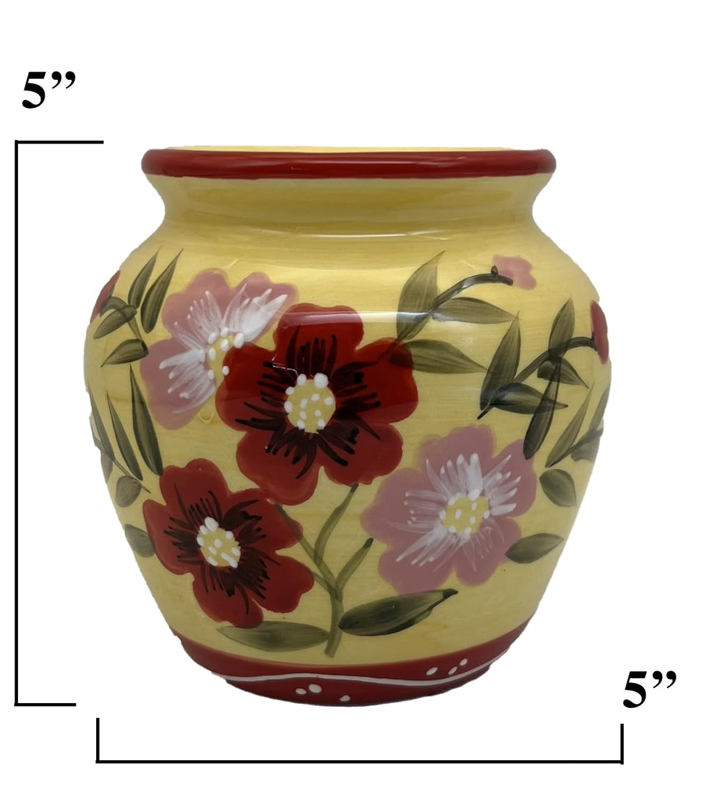 ACK Ceramic Hand Painted Tart Burner, Wax Melter, Wax Melt Warmer, Candle Wax Burner