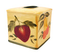 ACK Tuscany Mixed Fruit Delux Ceramic Tissue Box Cover, 88487