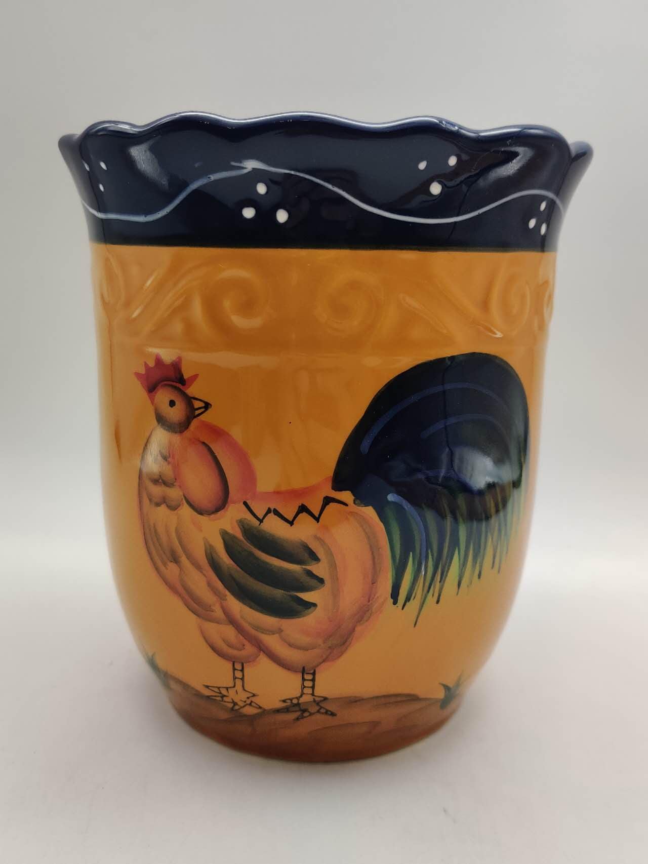 ACK 3D Sunflower Utensil Holder, Utensil Crock, Modern Kitchen Decor, Kitchen Storage