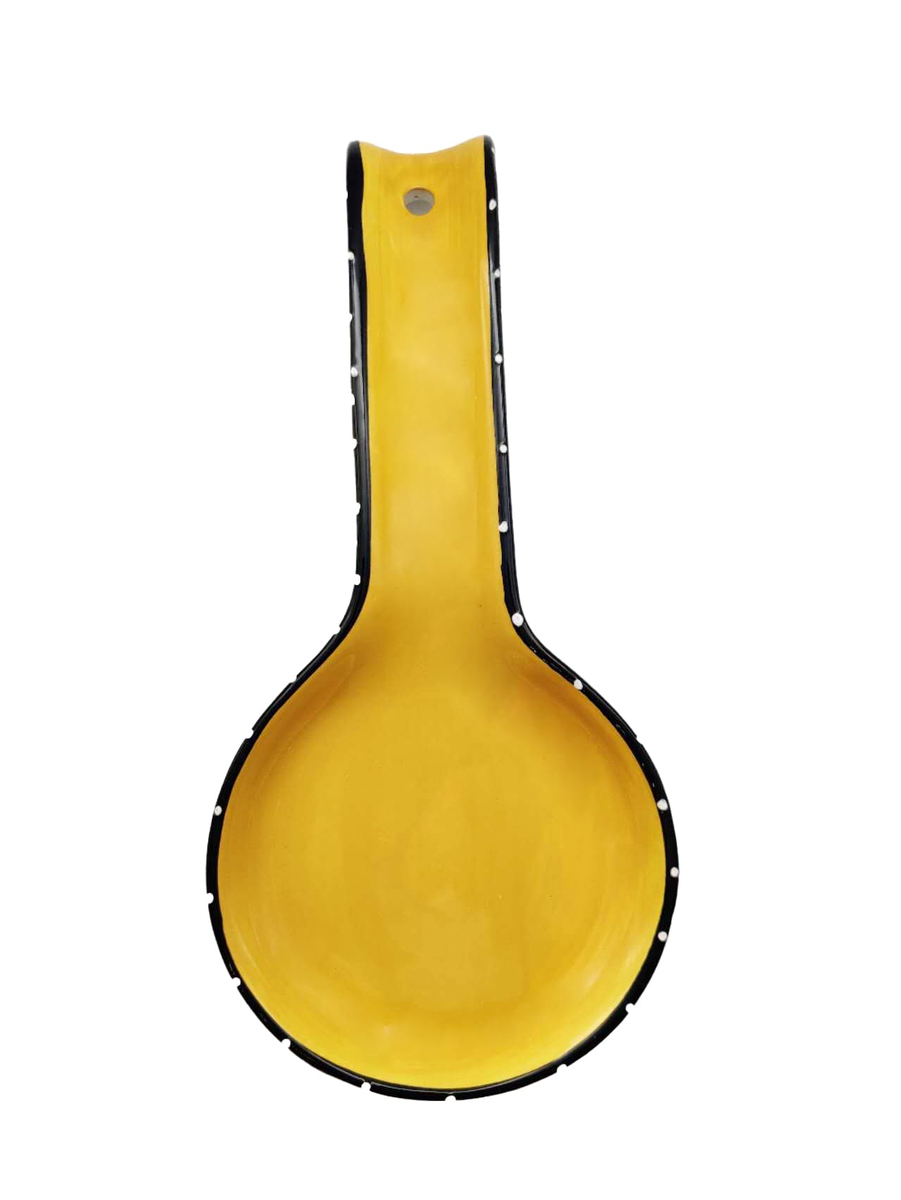 ACK Ceramic Spoon Rest, Cooking Spoon Holder for Kitchen Counter, Utensil Rest for Spoon, Ladle, Spatula, Kitchen Decor