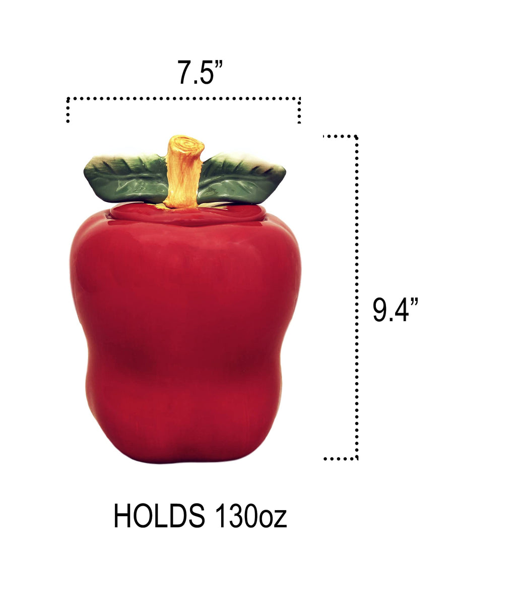 ACK New Tuscany Red Apple Collection (COOKIE JAR)