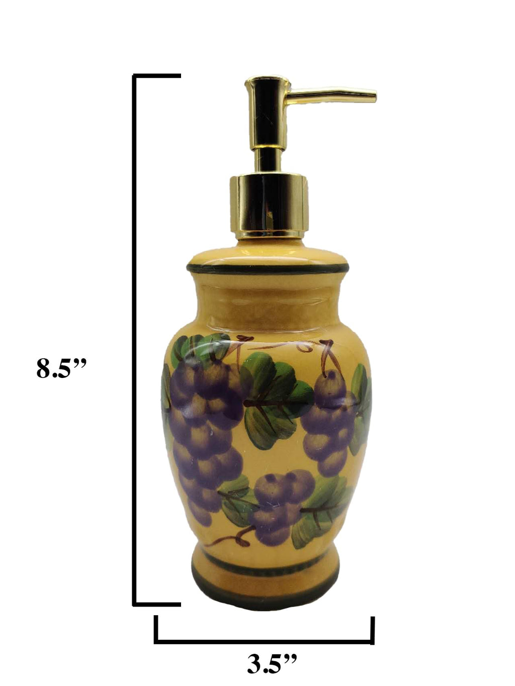 ACK Ceramic Soap Dispenser, Lotion Dispenser, Lotion Jar, Kitchen Décor, Bathroom Décor
