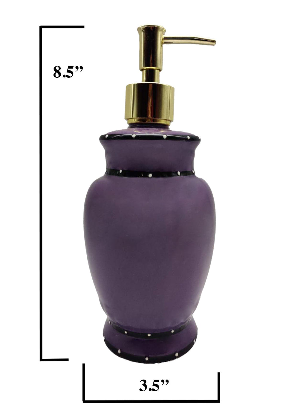 ACK Ceramic Soap Dispenser, Lotion Dispenser, Lotion Jar, Kitchen Décor, Bathroom Décor
