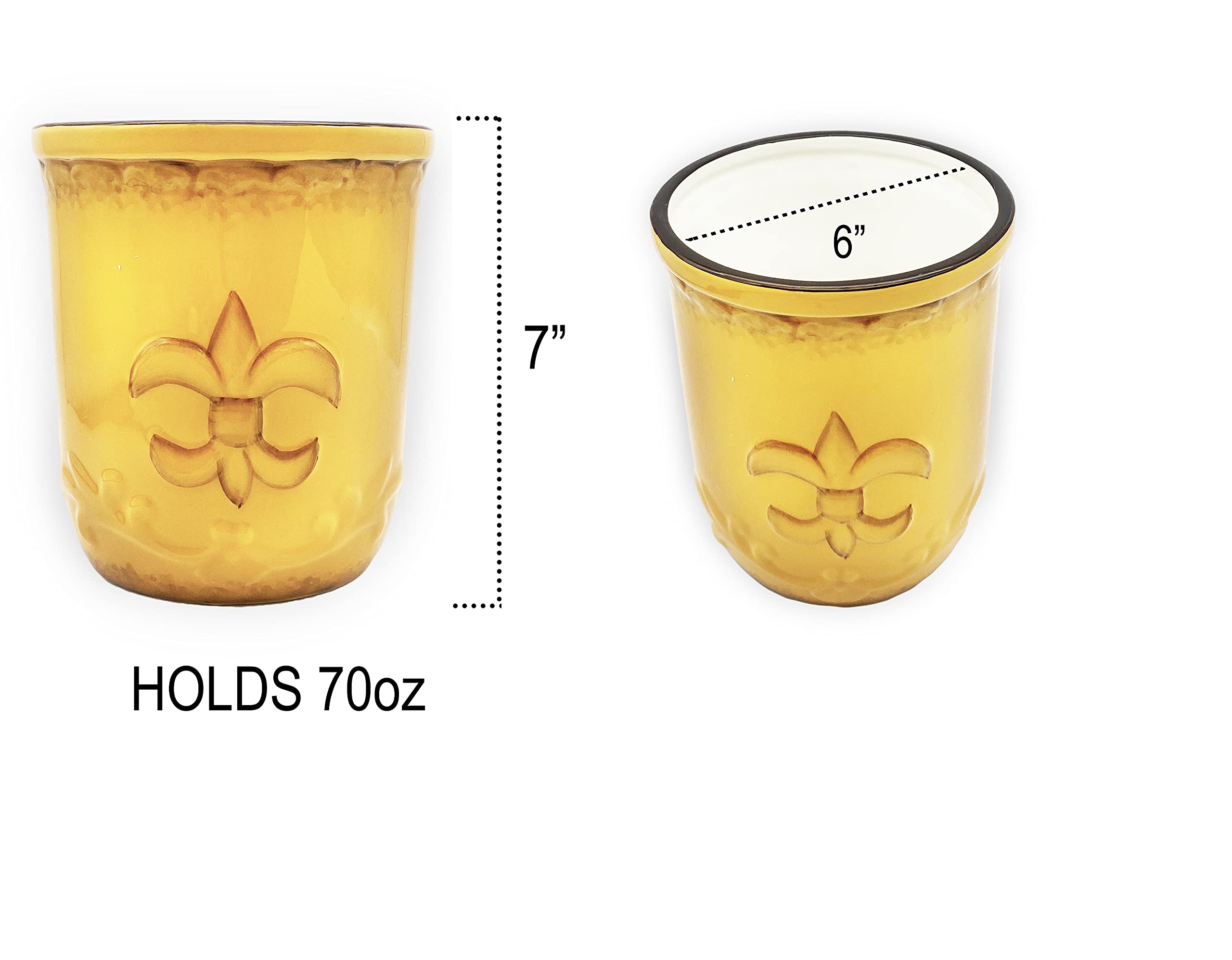 ACK 3D Sunflower Utensil Holder, Utensil Crock, Modern Kitchen Decor, Kitchen Storage