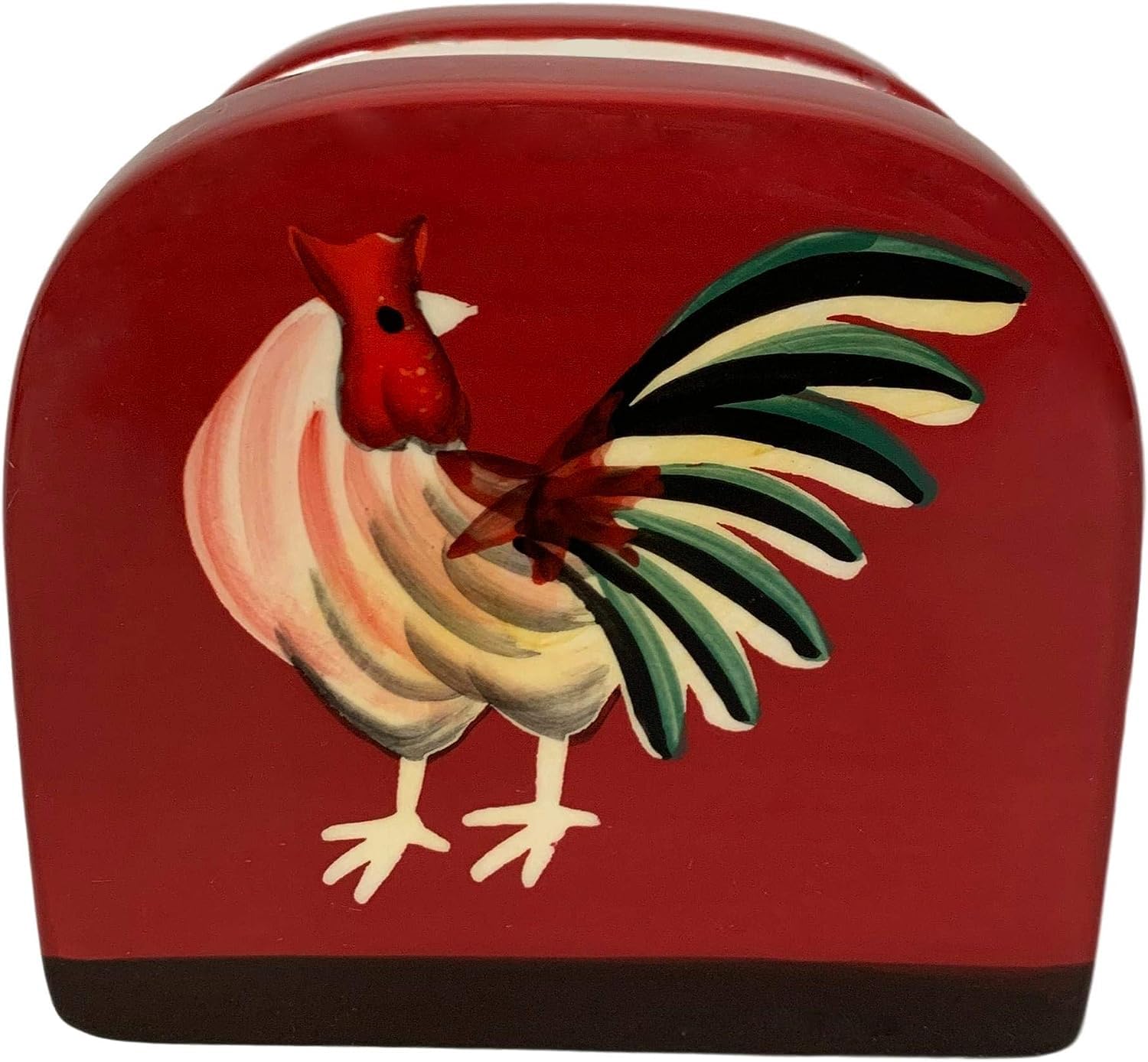 ACK Ceramic Hand Painted Napkin Holder for Kitchen, Resturant, Kitchen Décor