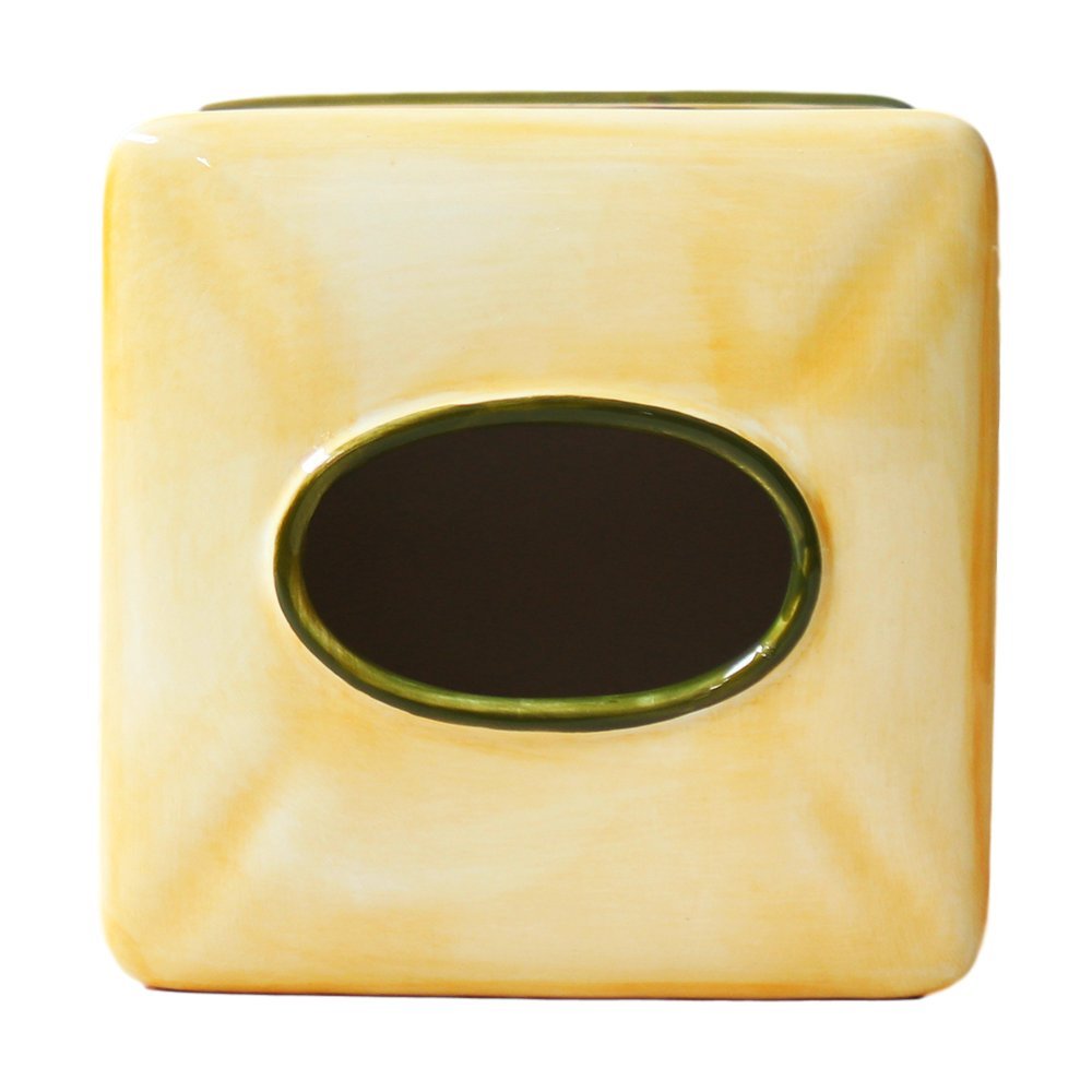 ACK Tuscany Mixed Fruit Delux Ceramic Tissue Box Cover, 88487