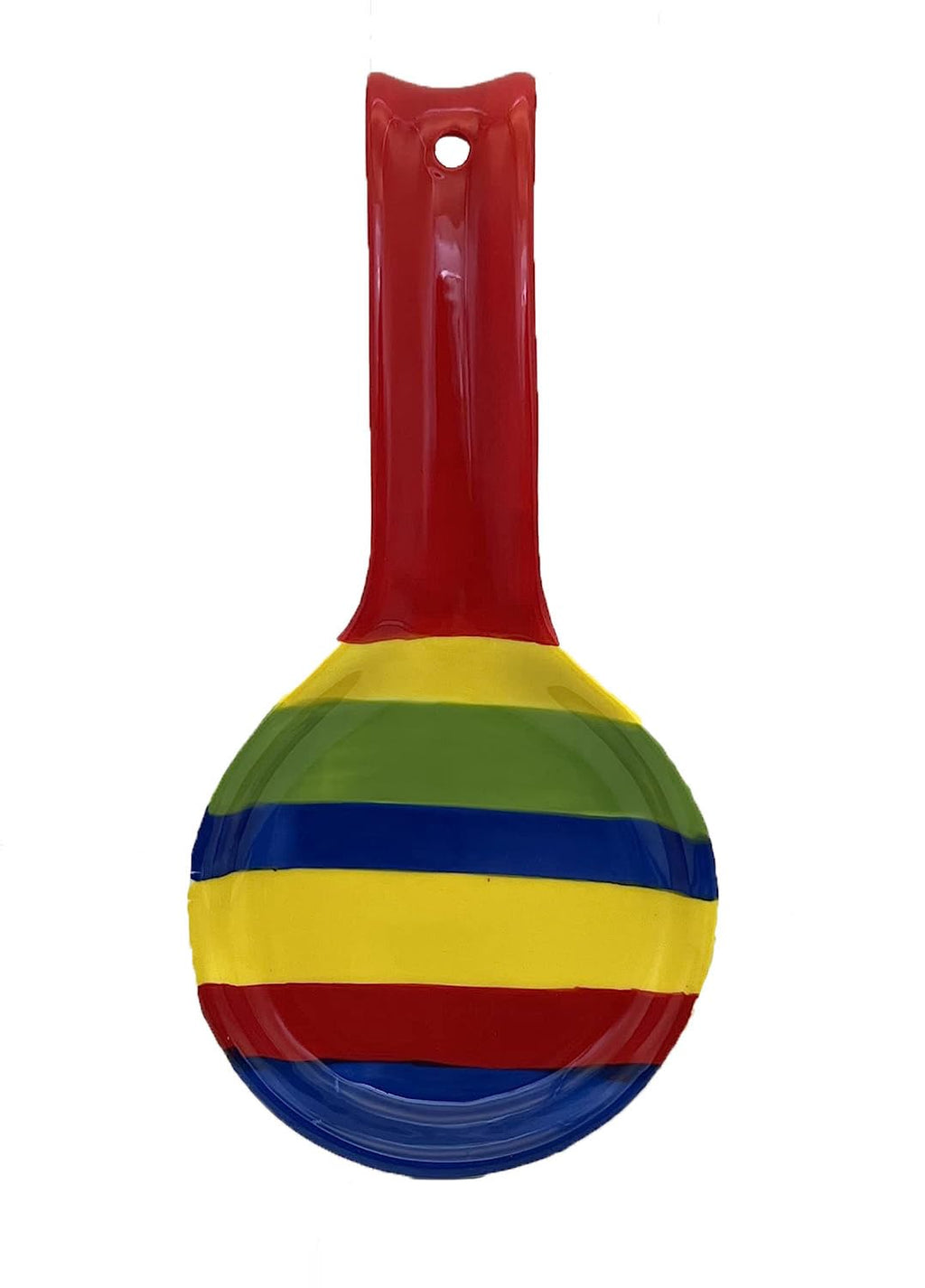 ACK Ceramic Spoon Rest, Cooking Spoon Holder for Kitchen Counter, Utensil Rest for Spoon, Ladle, Spatula, Kitchen Decor