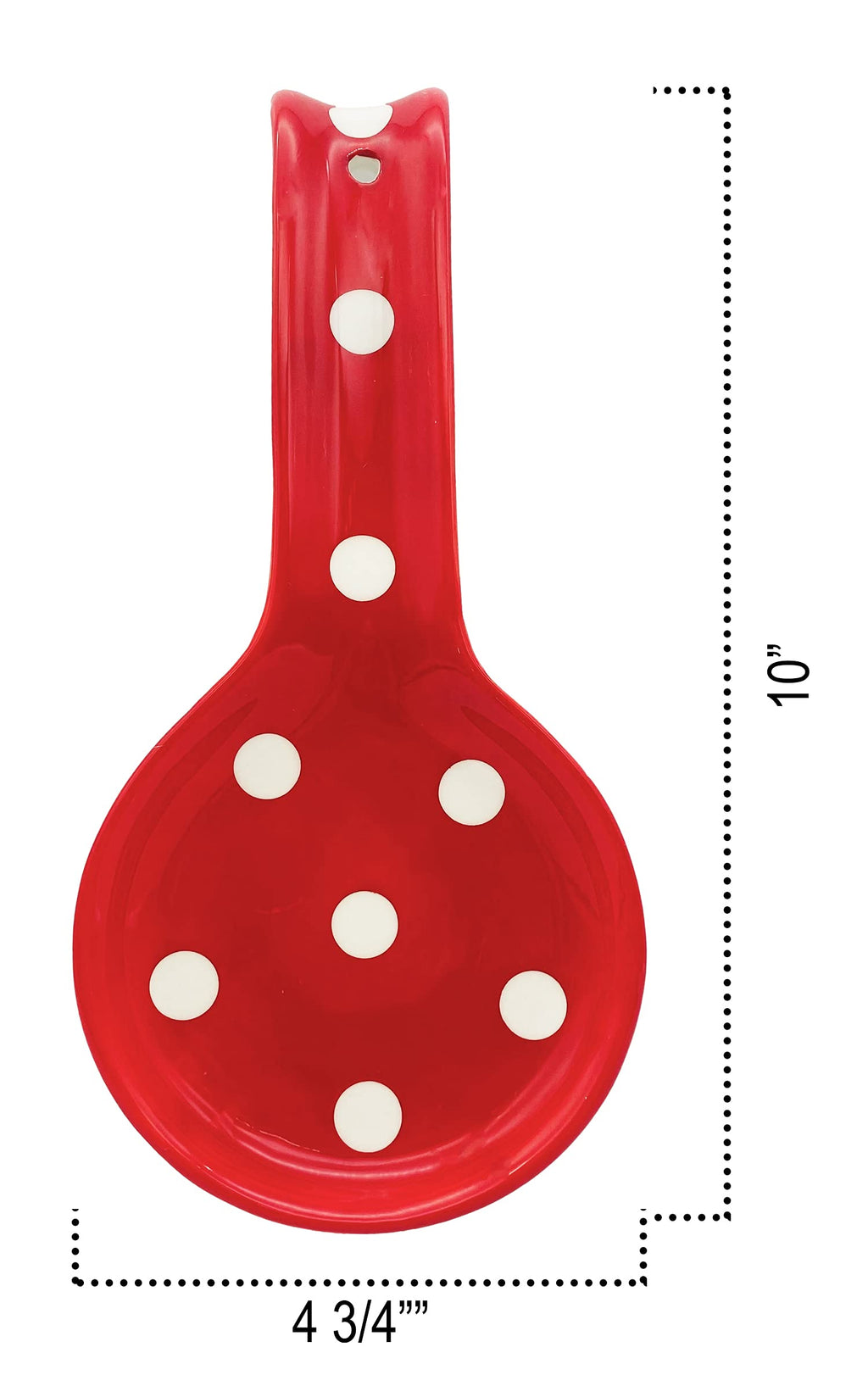 ACK Ceramic Spoon Rest, Cooking Spoon Holder for Kitchen Counter, Utensil Rest for Spoon, Ladle, Spatula, Kitchen Decor
