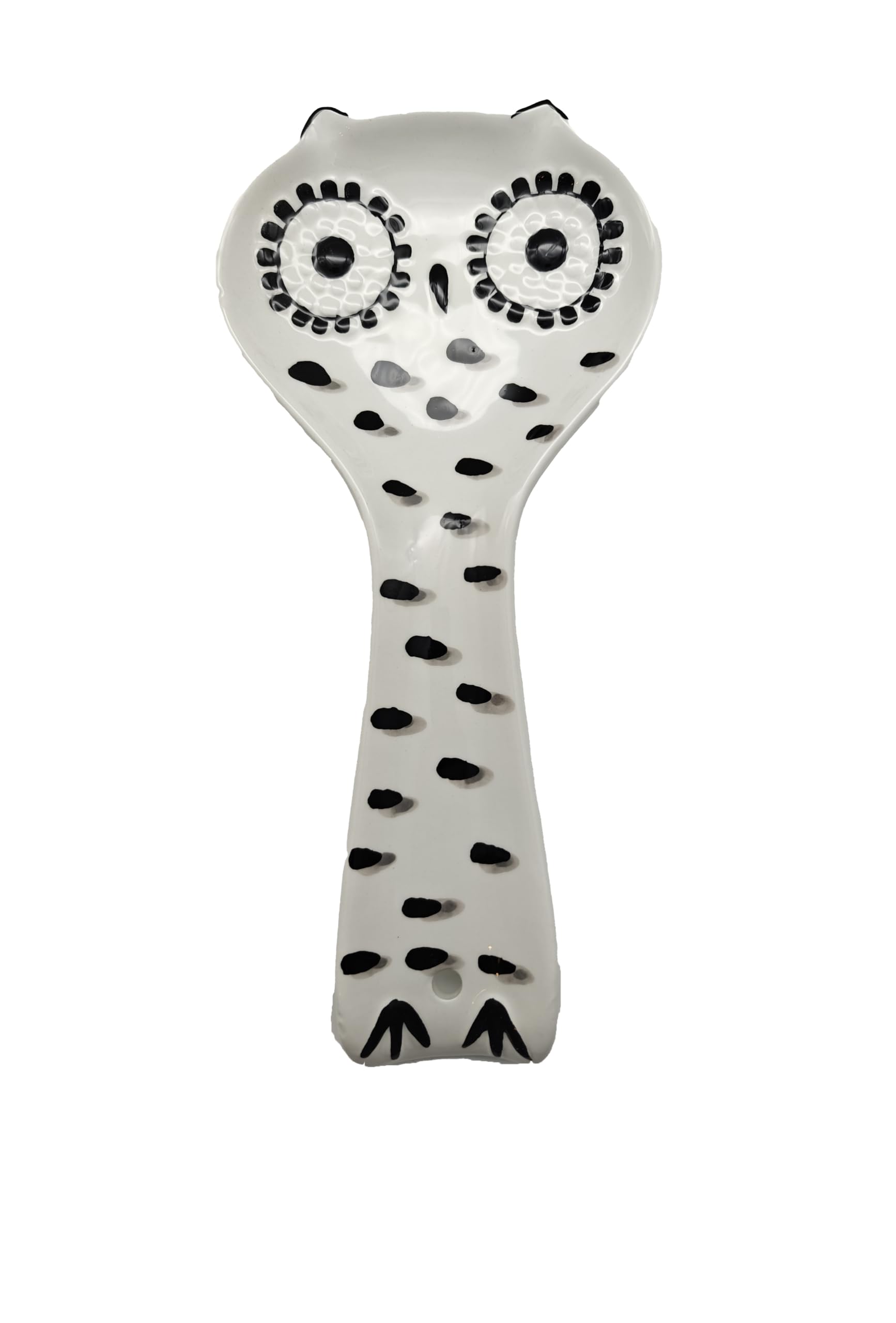 ACK Ceramic Spoon Rest, Cooking Spoon Holder for Kitchen Counter, Utensil Rest for Spoon, Ladle, Spatula, Kitchen Decor