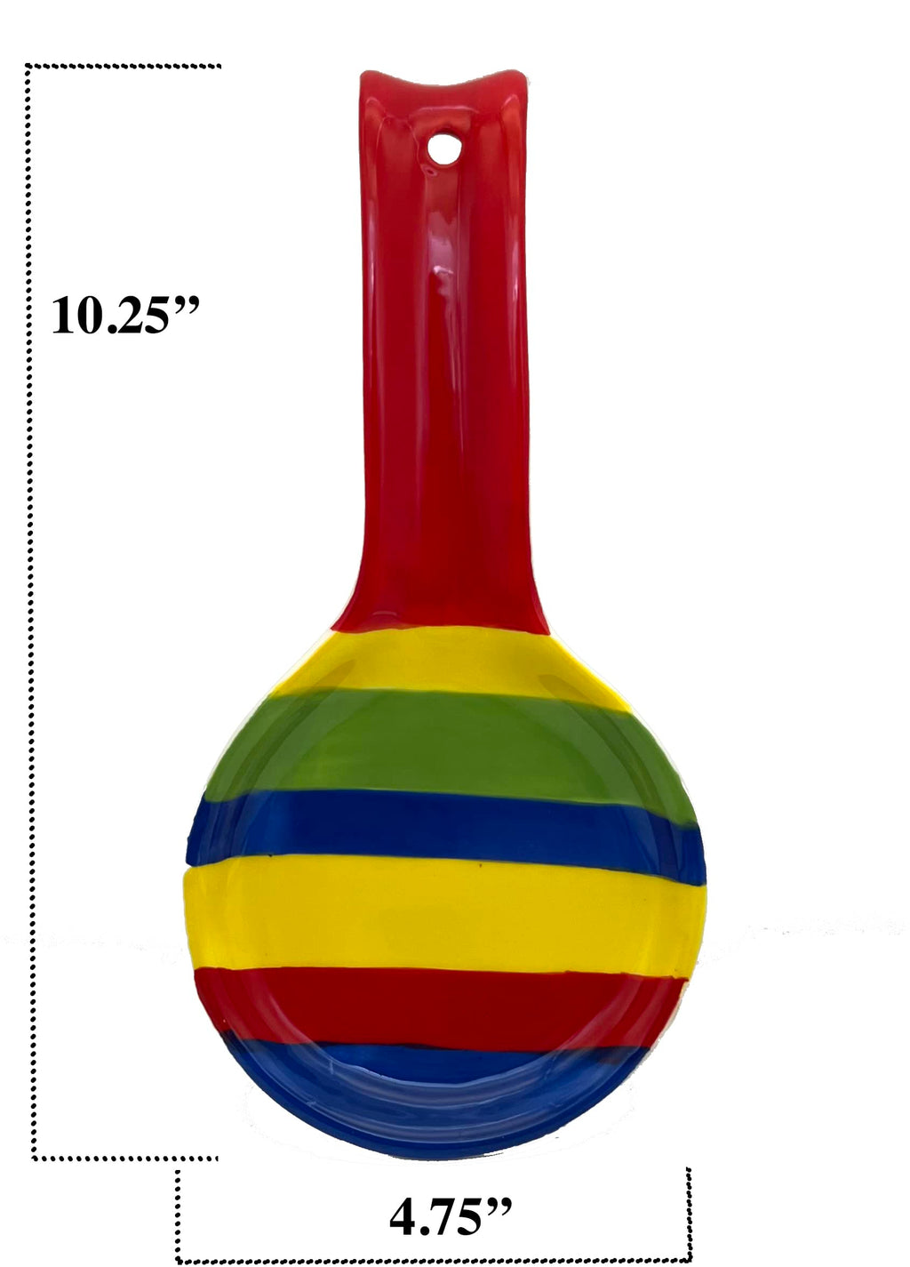 ACK Ceramic Spoon Rest, Cooking Spoon Holder for Kitchen Counter, Utensil Rest for Spoon, Ladle, Spatula, Kitchen Decor