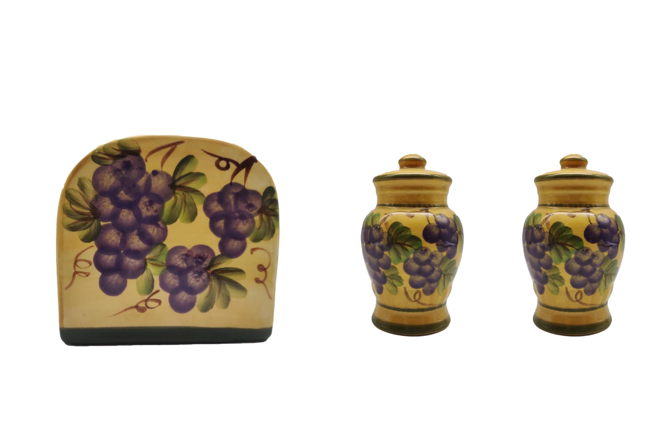 ACK Salt and Pepper Shaker, Kitchen Décor with Napkin holder
