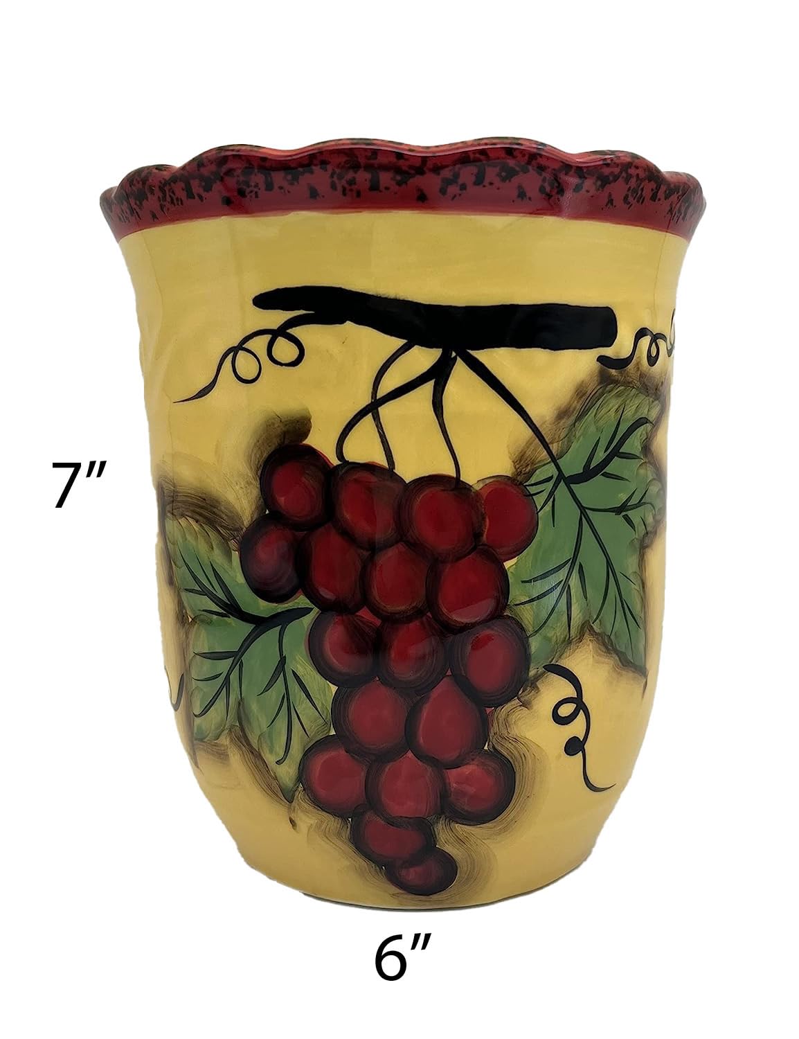 ACK 3D Sunflower Utensil Holder, Utensil Crock, Modern Kitchen Decor, Kitchen Storage