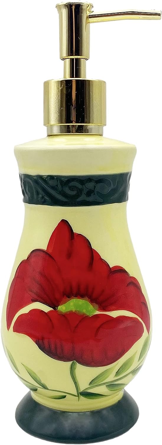 ACK Ceramic Soap Dispenser, Lotion Dispenser, Lotion Jar, Kitchen Décor, Bathroom Décor